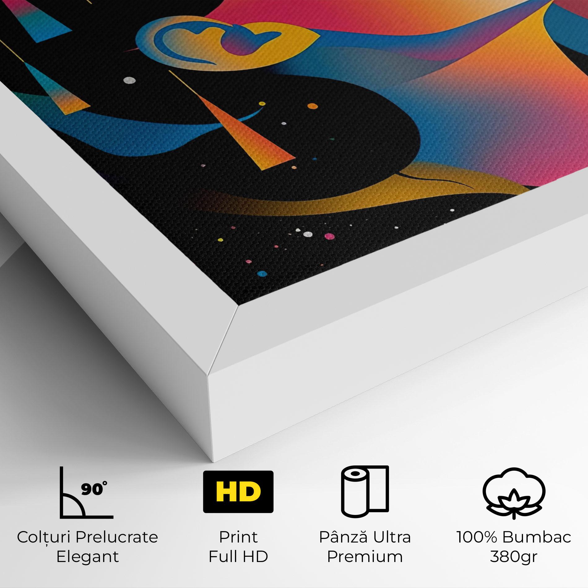 Tablou Canvas Dreamy Night Female mockup 4