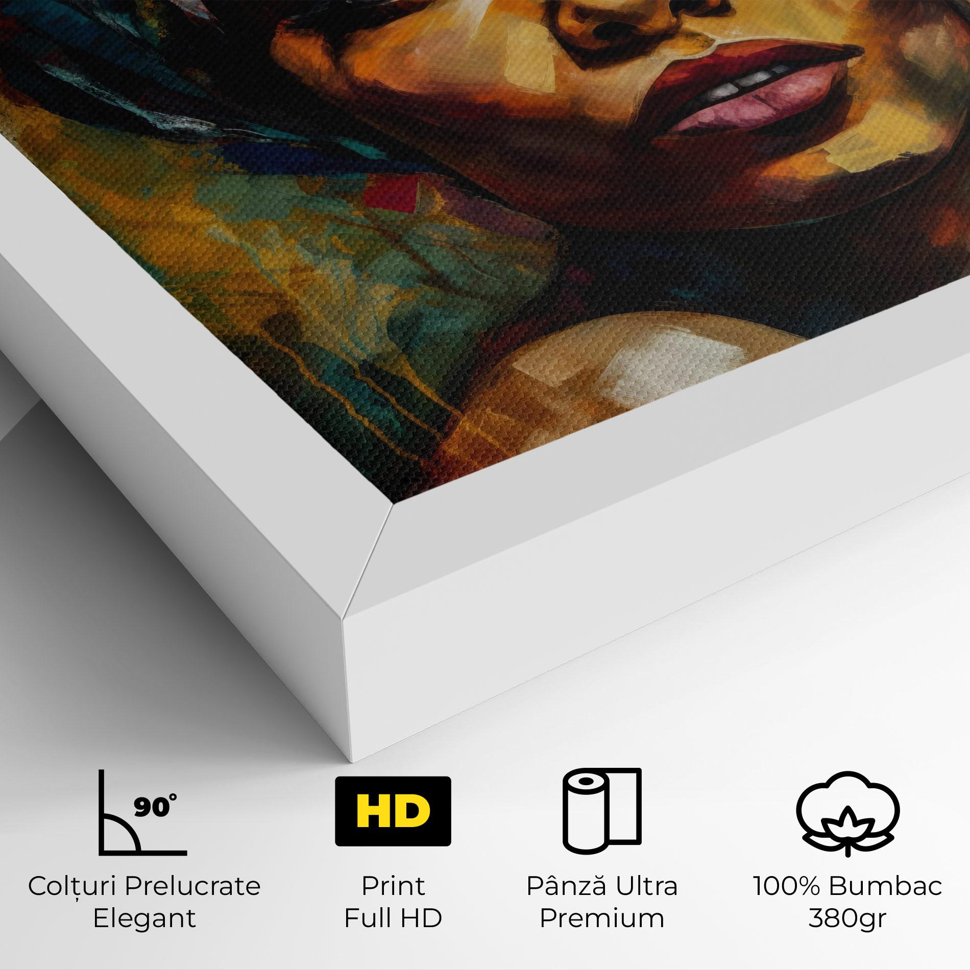 Tablou Canvas Enigmatic Expression mockup 4
