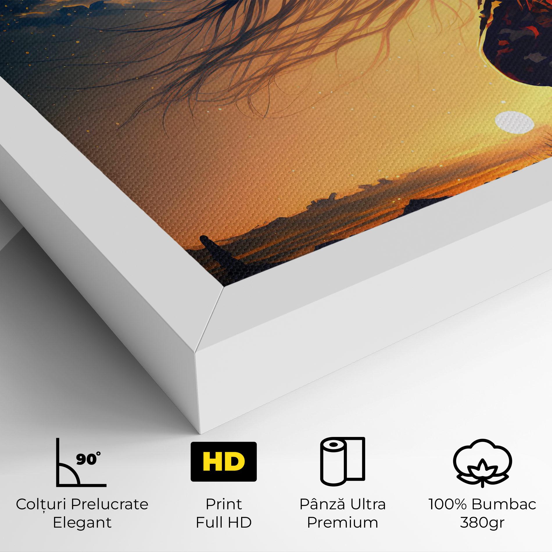 Tablou Canvas Woman Fairytale mockup 4