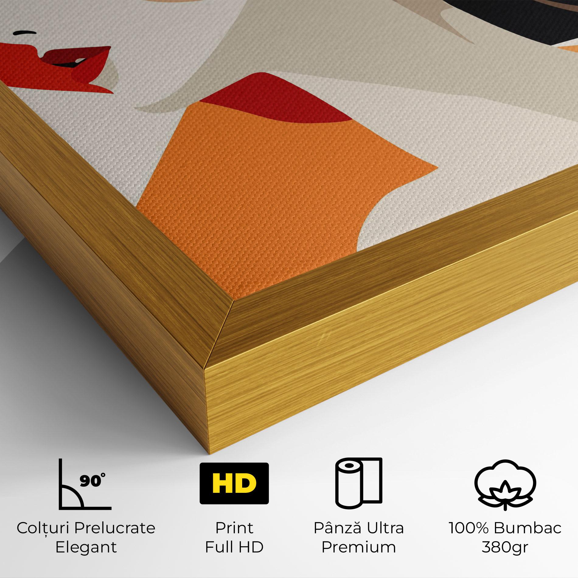 Tablou Canvas Abstract Autumn Woman mockup 4