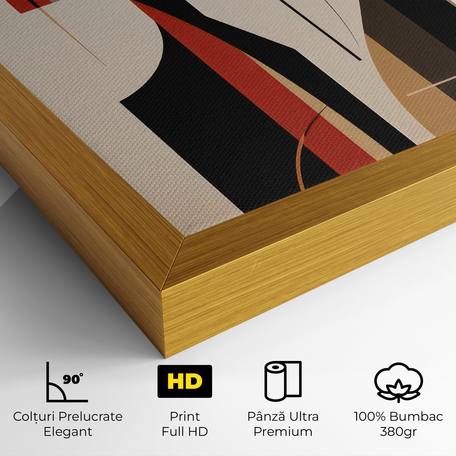 Tablou Canvas Abstract Couple Kissing mockup 4