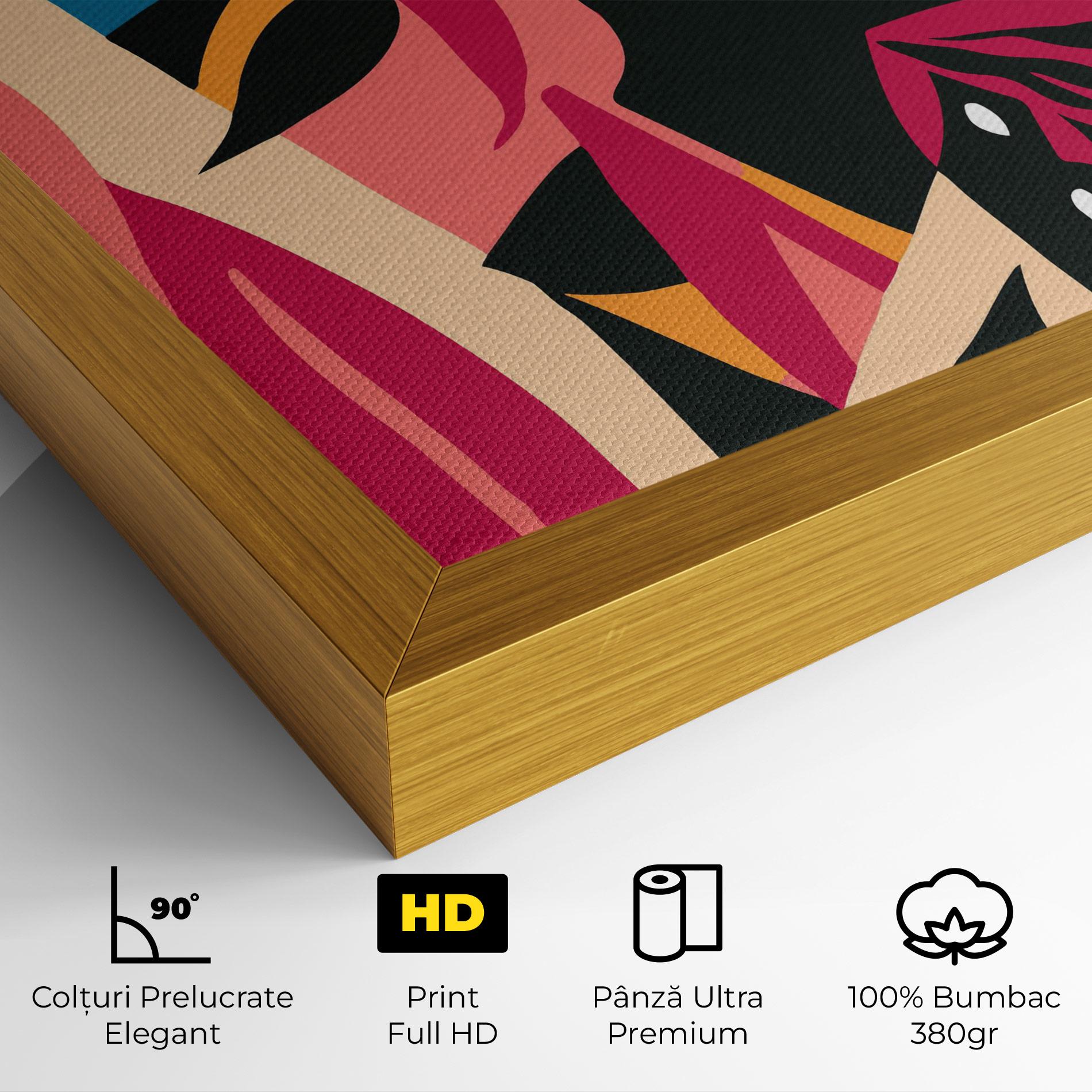 Tablou Canvas Crowd Face mockup 4