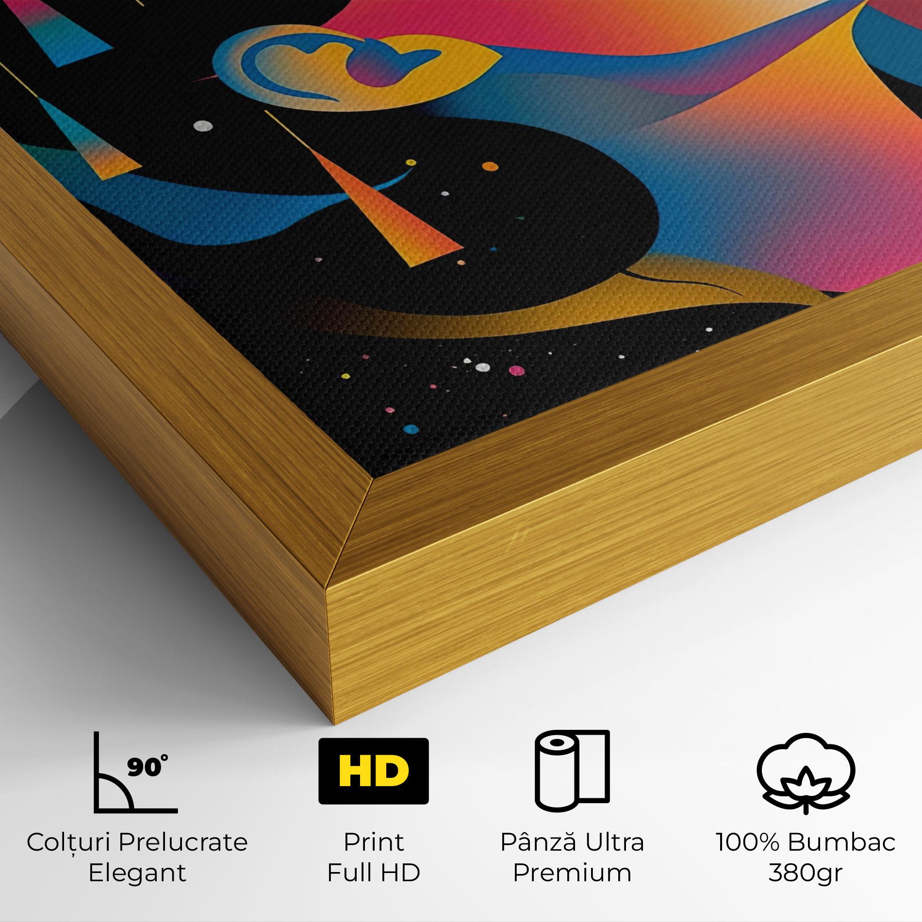 Tablou Canvas Dreamy Night Female mockup 4