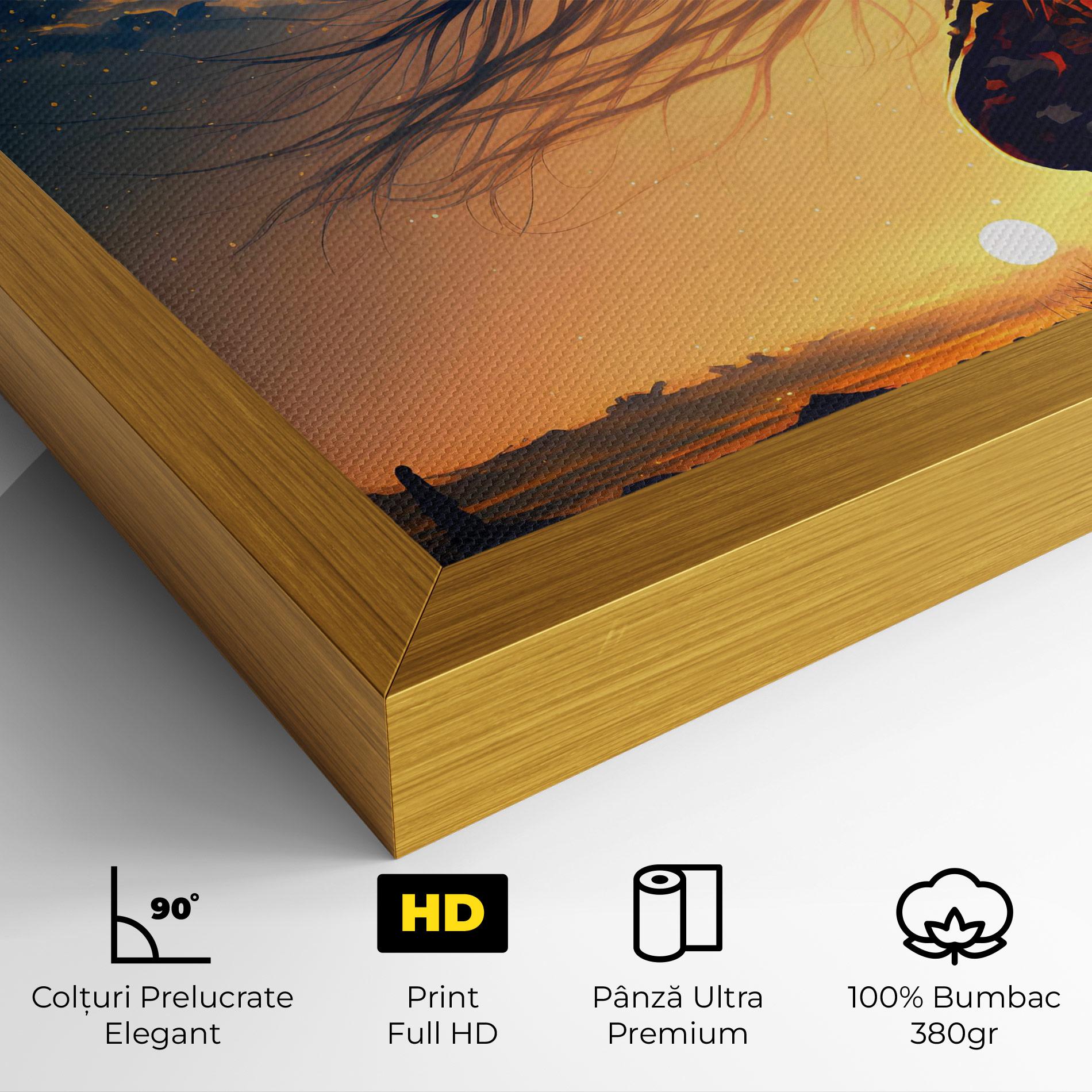 Tablou Canvas Woman Fairytale mockup 4