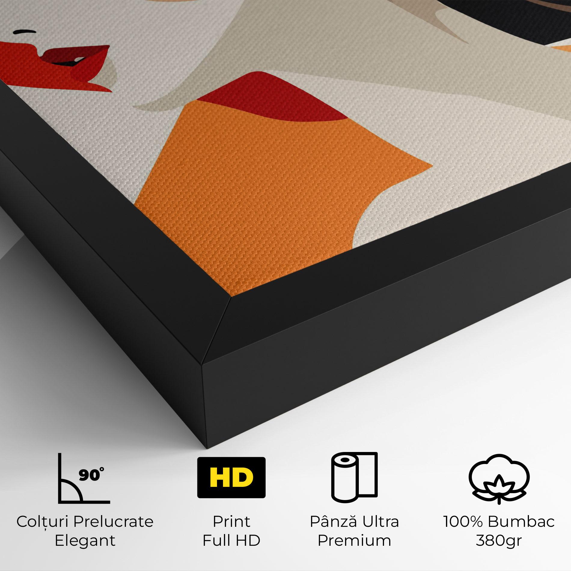 Tablou Canvas Abstract Autumn Woman mockup 4