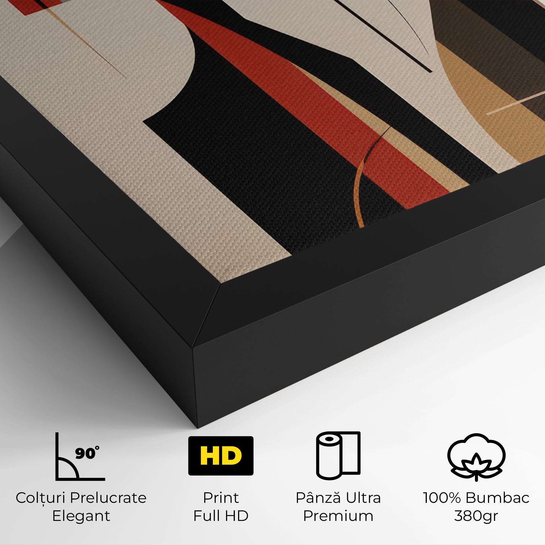 Tablou Canvas Abstract Couple Kissing mockup 4