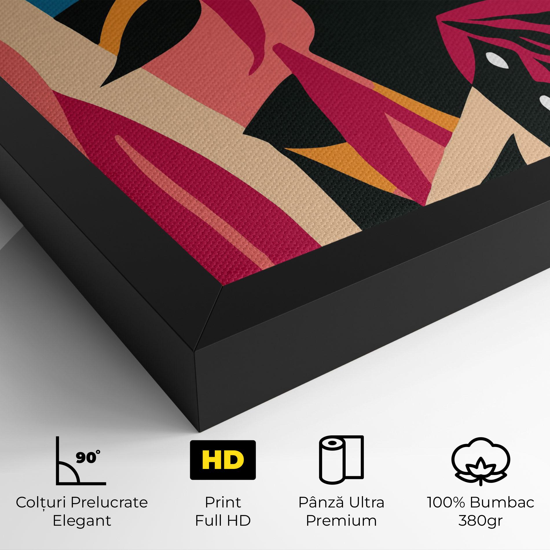 Tablou Canvas Crowd Face mockup 4