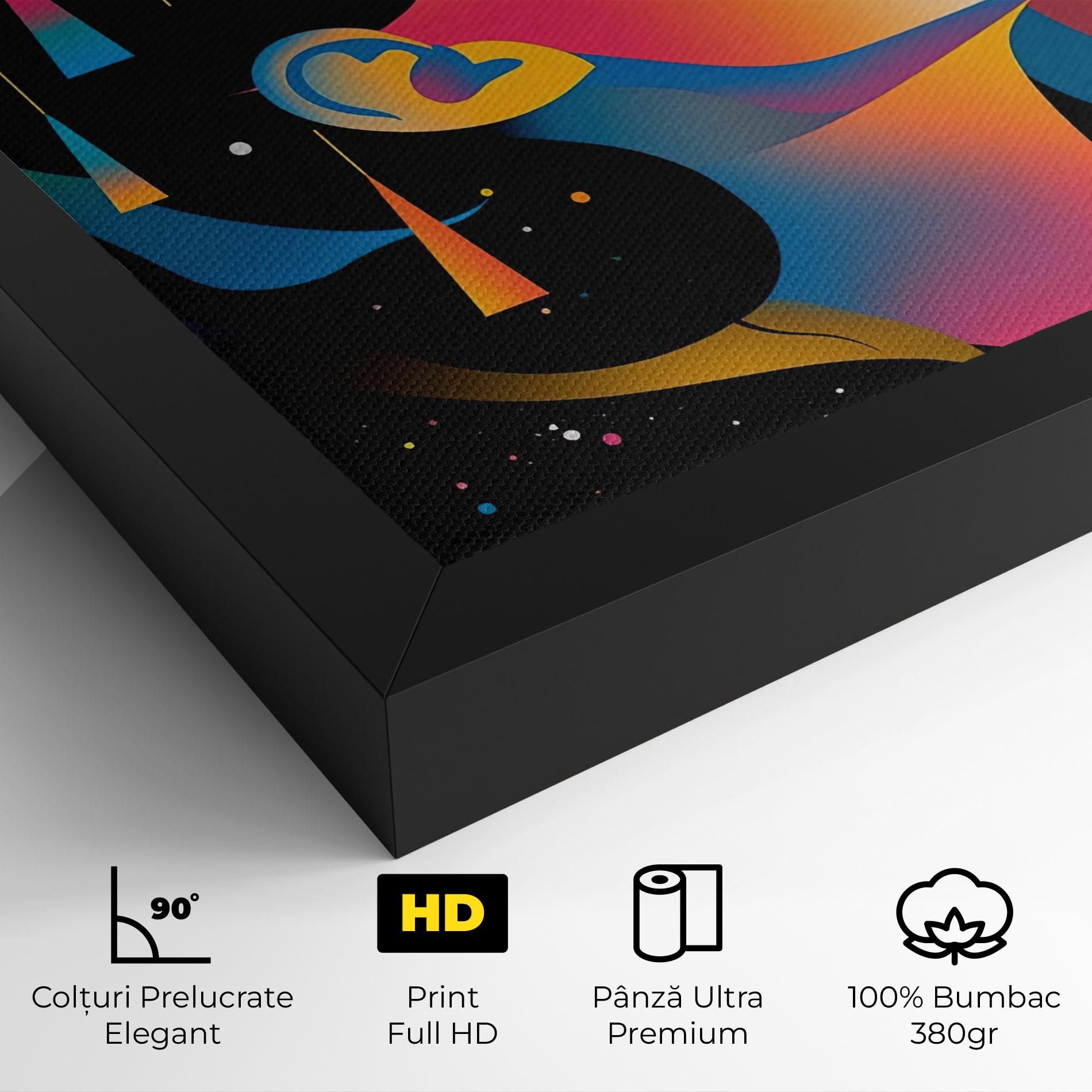 Tablou Canvas Dreamy Night Female mockup 4