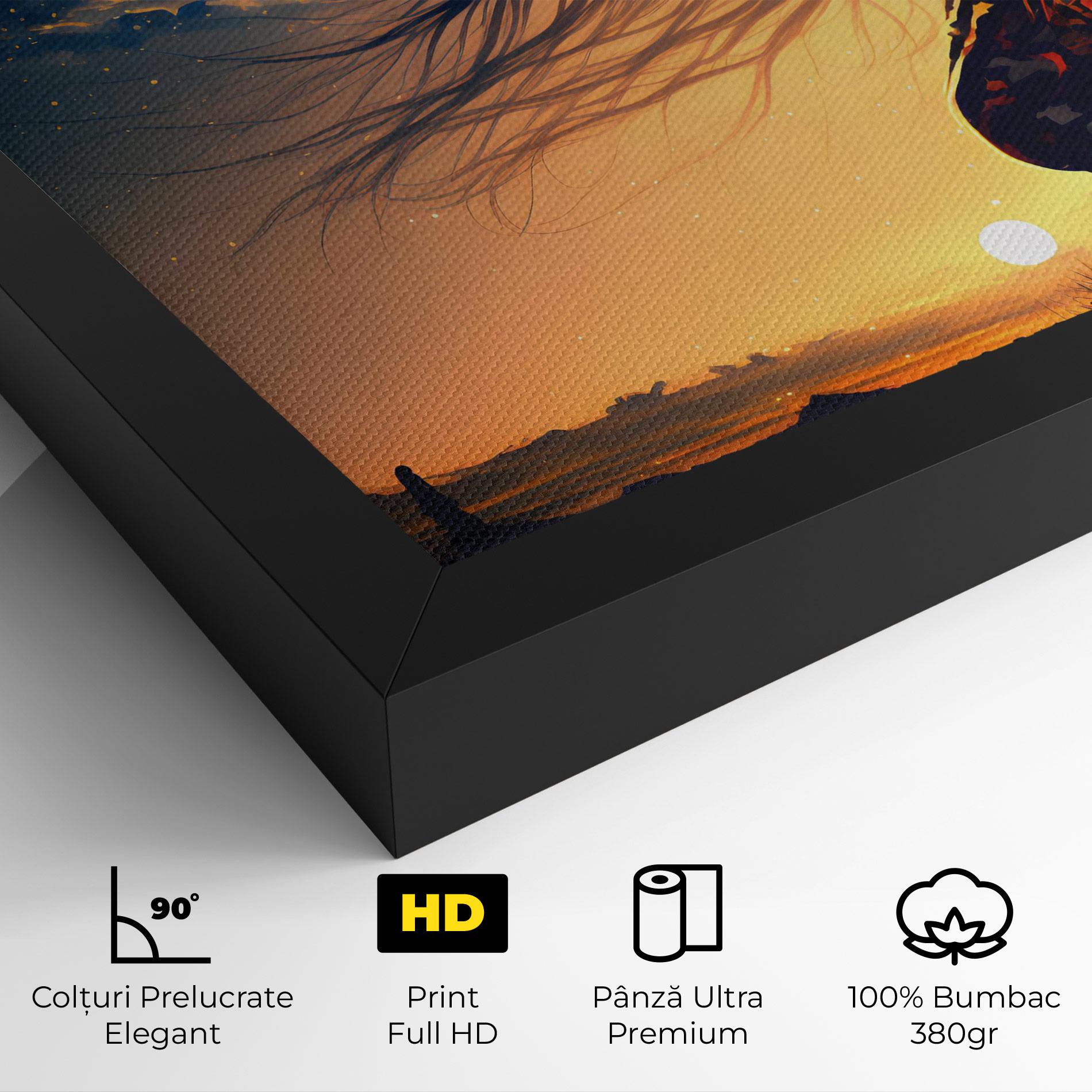 Tablou Canvas Woman Fairytale mockup 4
