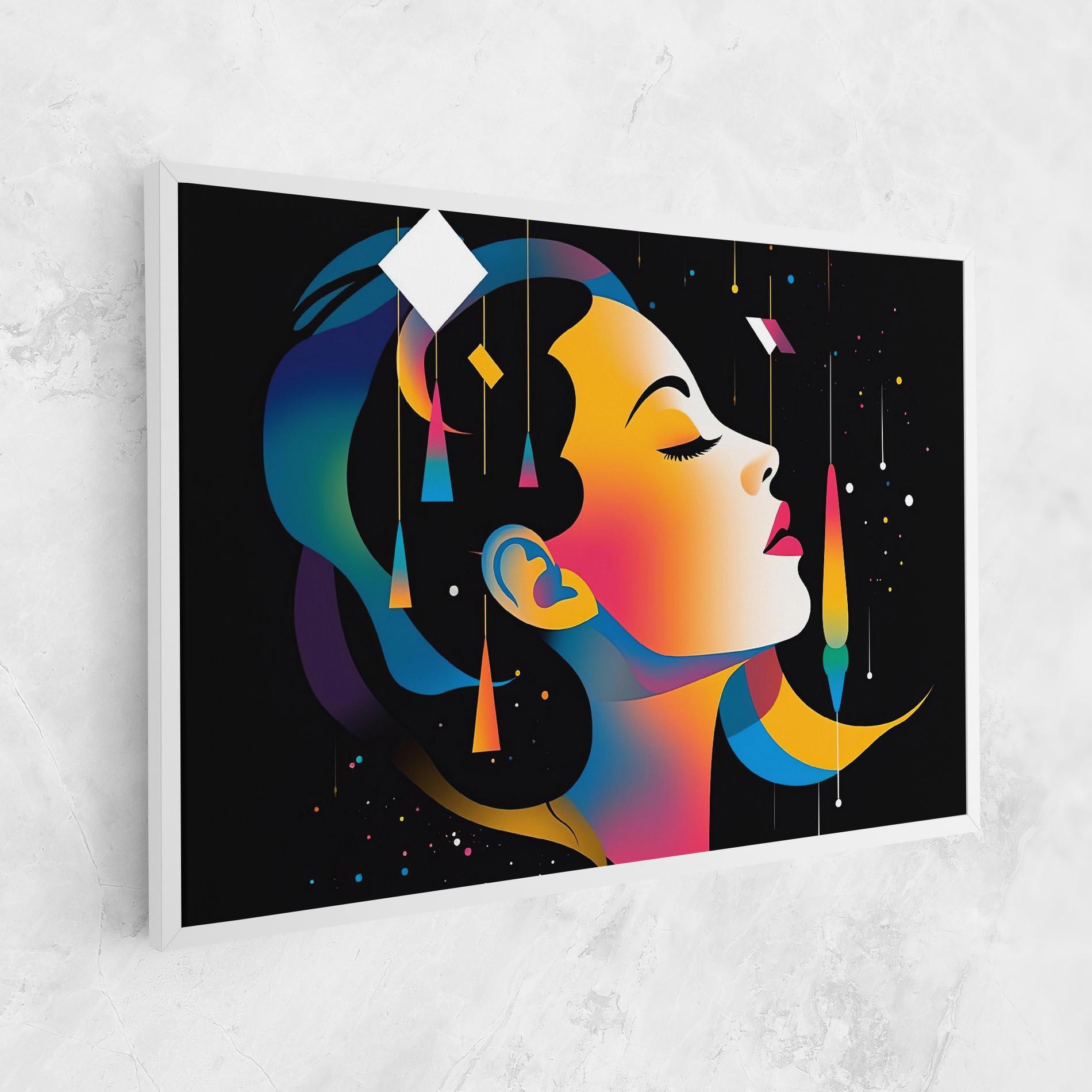 Tablou Canvas Dreamy Night Female mockup 1