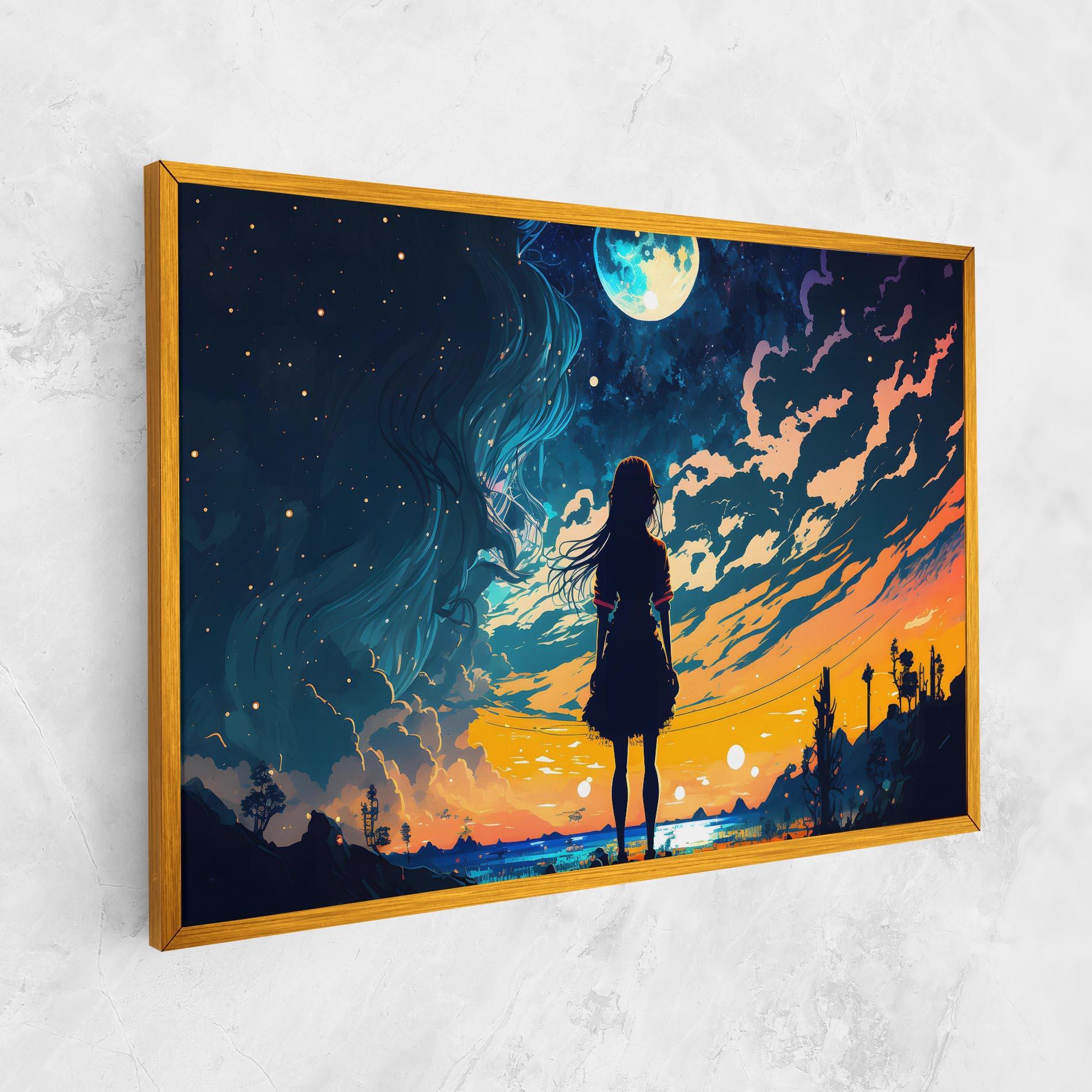 Tablou Canvas Mystical Woman Fairytale mockup 1