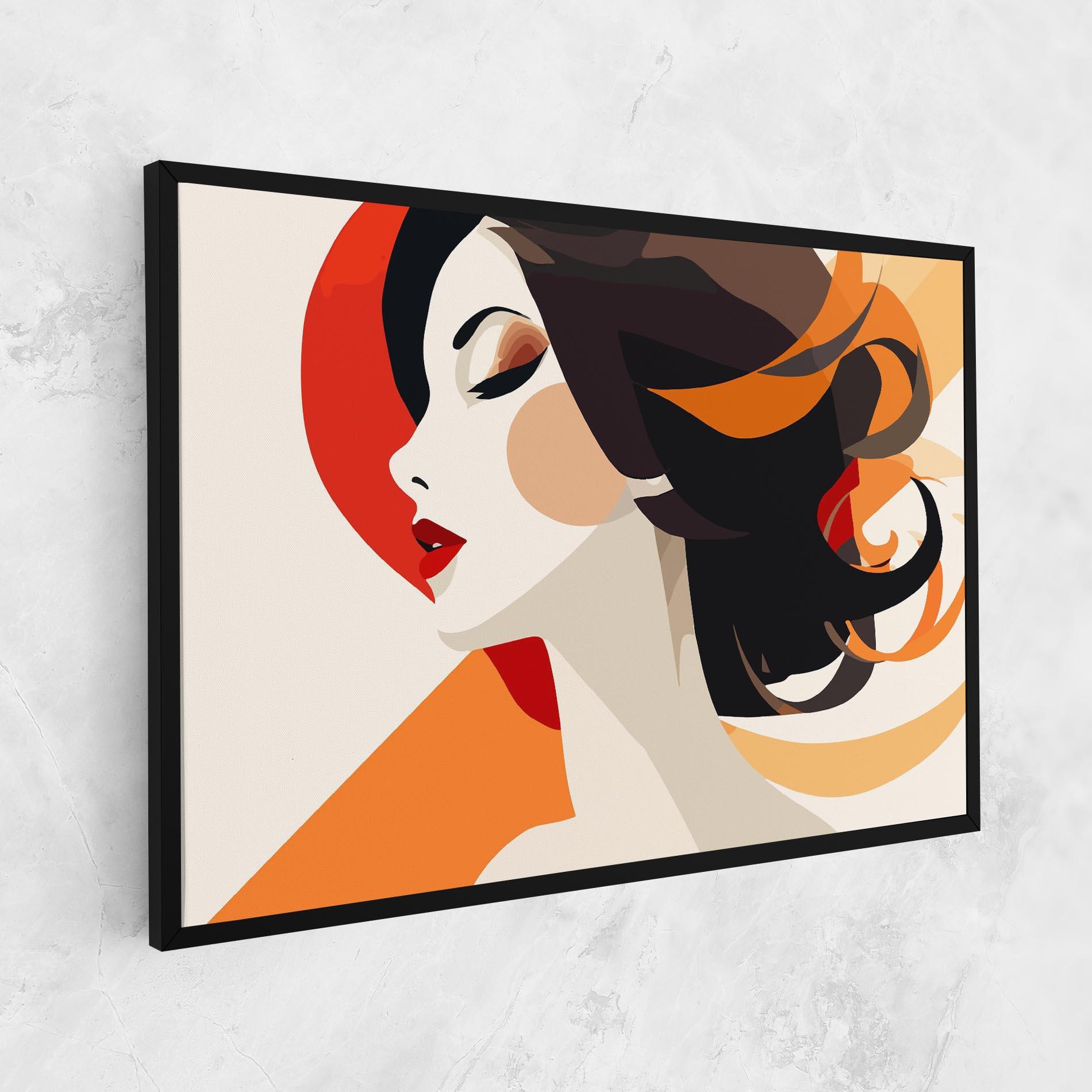 Tablou Canvas Abstract Autumn Woman mockup 1