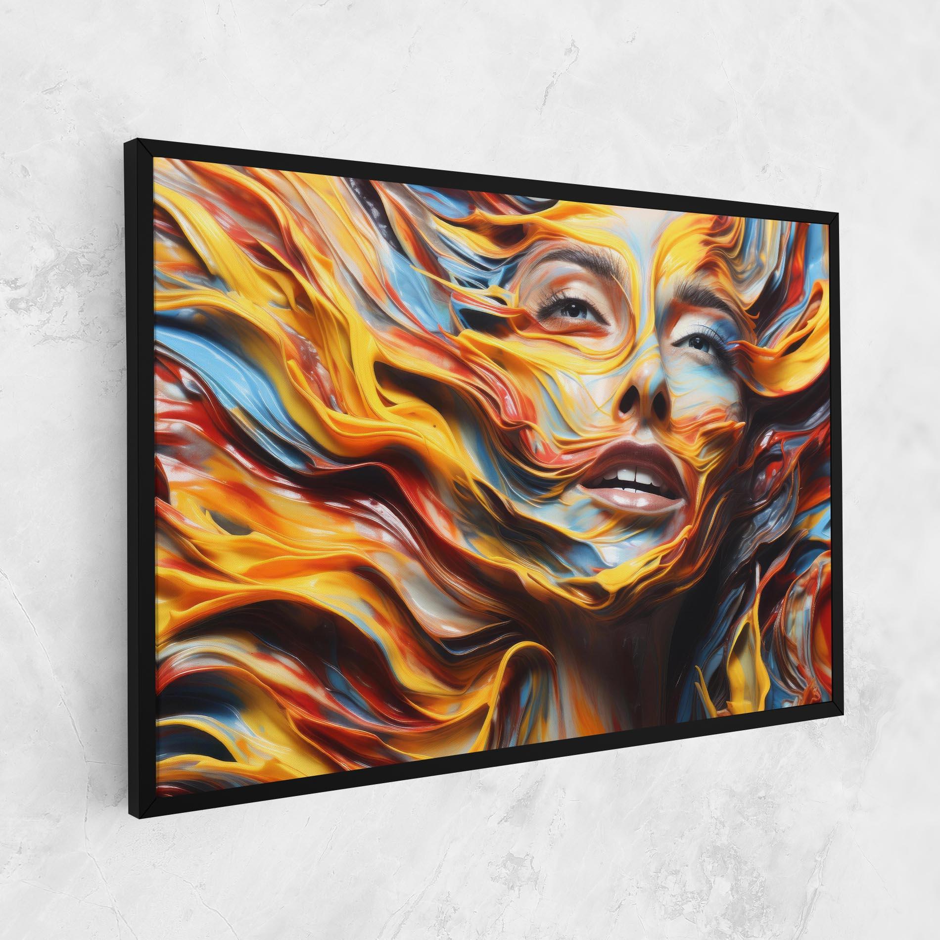 Tablou Canvas Painted Woman mockup 1