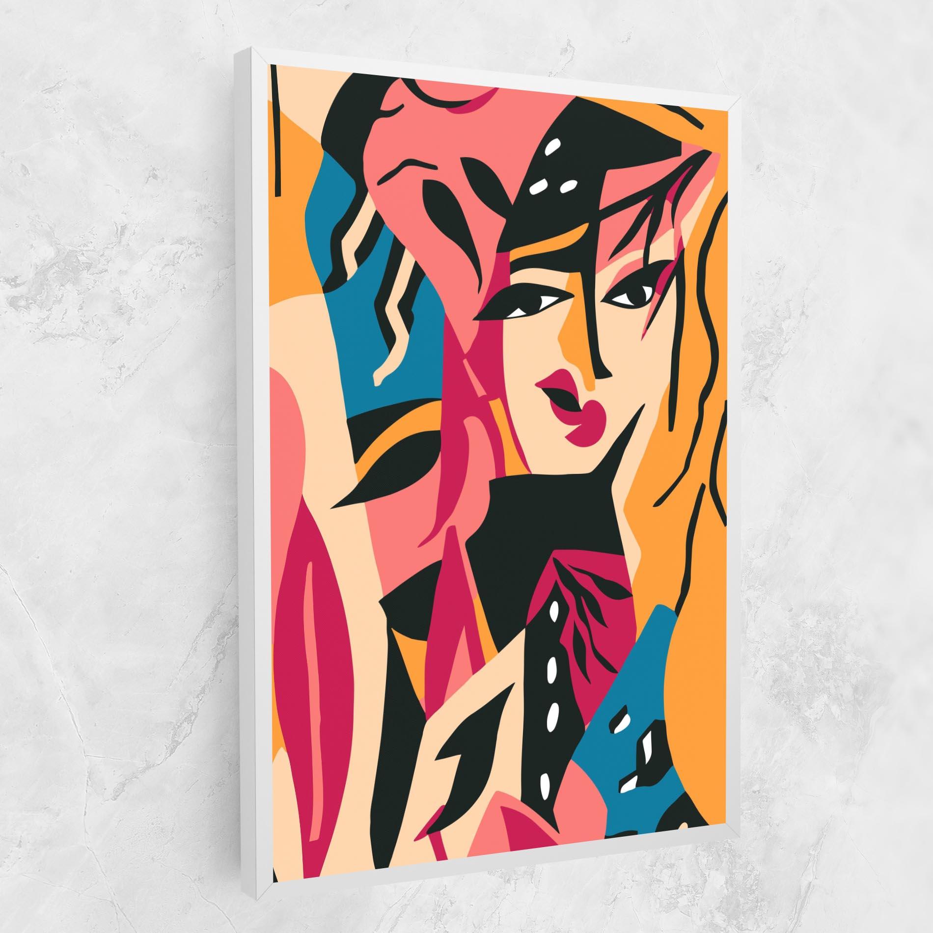 Tablou Canvas Crowd Face mockup 1