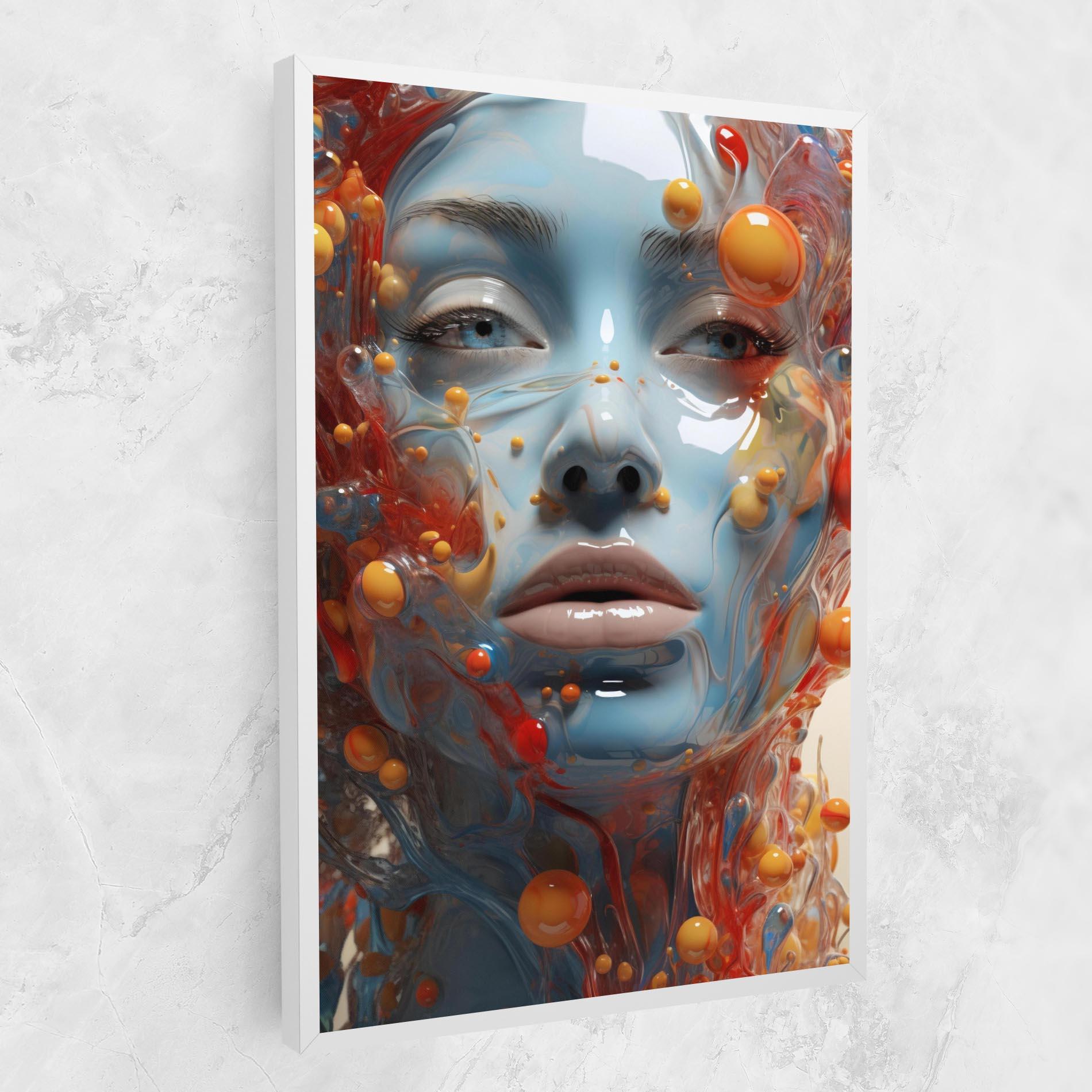 Tablou Canvas Pretty Blue Face mockup 1