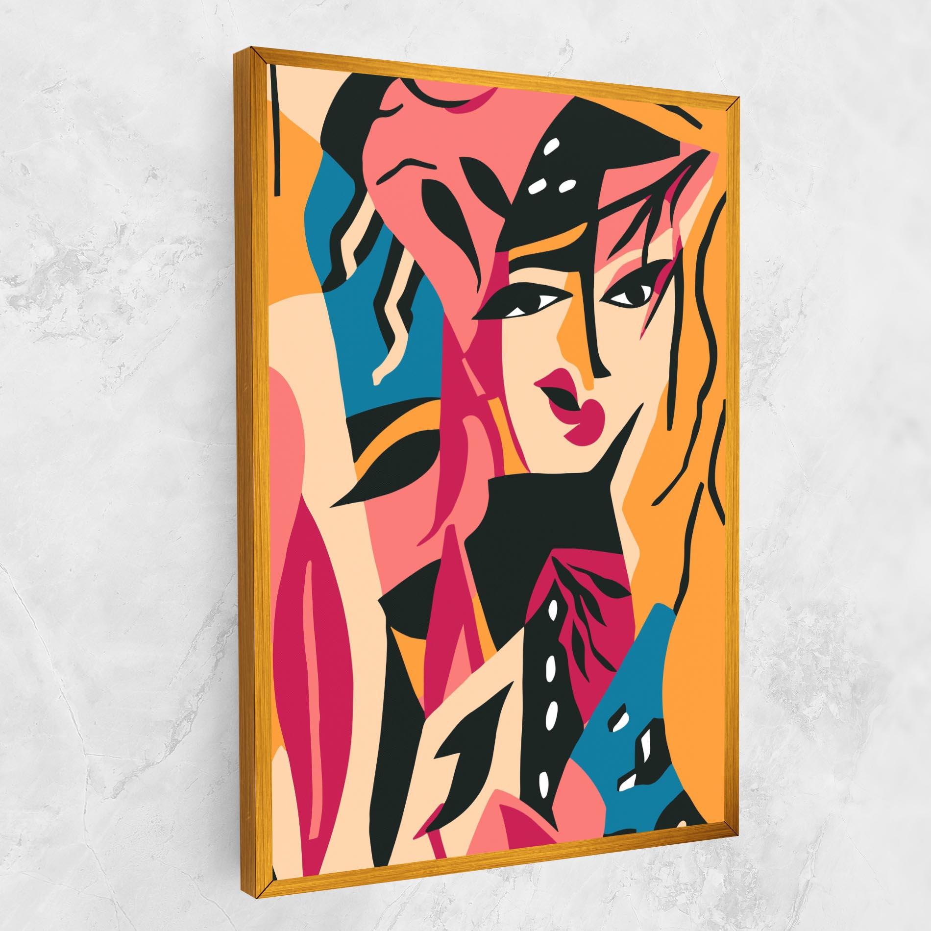 Tablou Canvas Crowd Face mockup 1