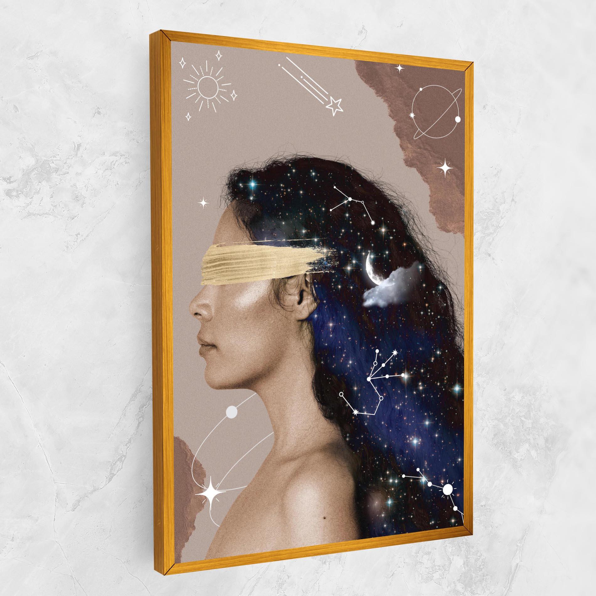 Tablou Canvas Galaxy Hair mockup 1