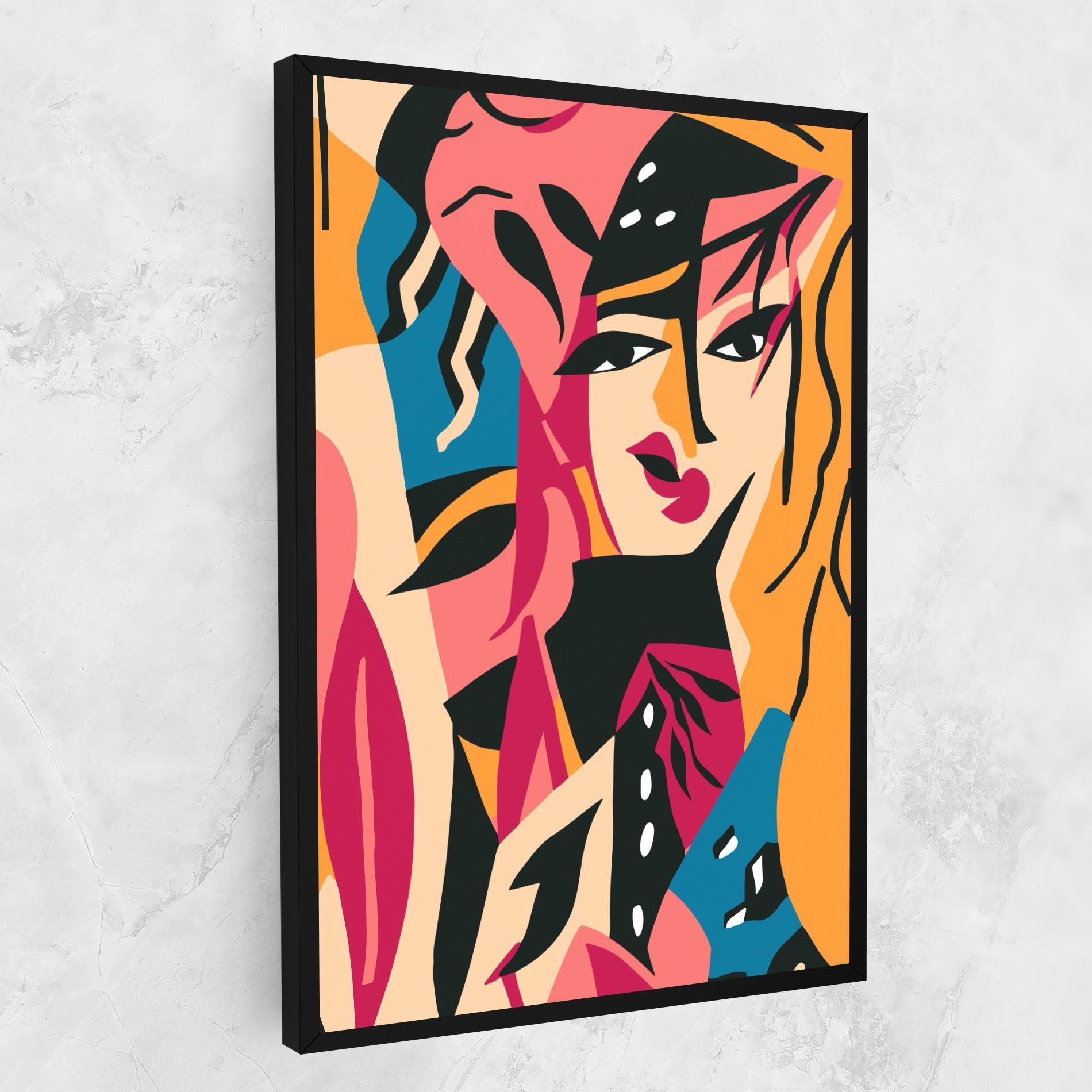 Tablou Canvas Crowd Face mockup 1