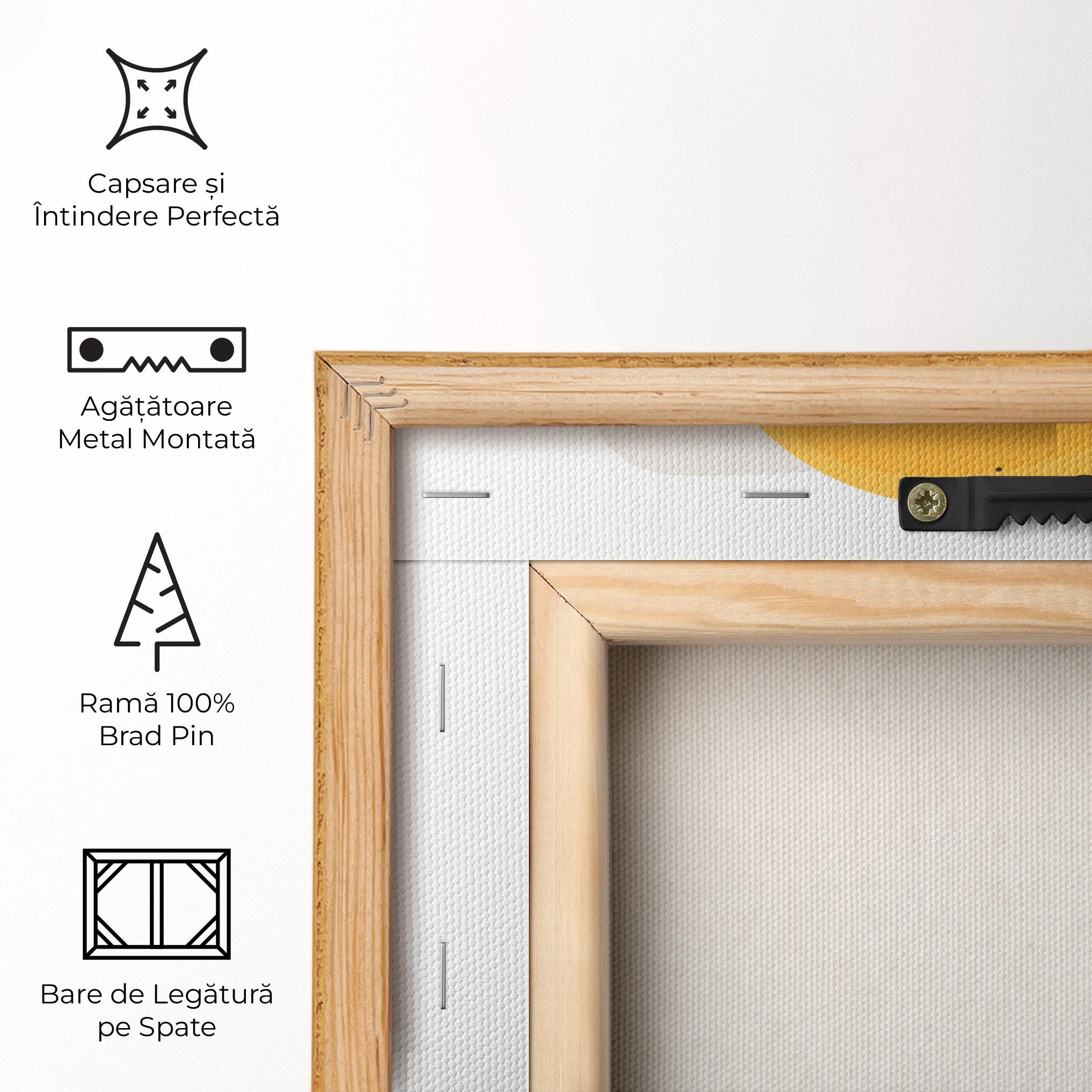 Tablou Canvas Abstract Blonde Face mockup 5