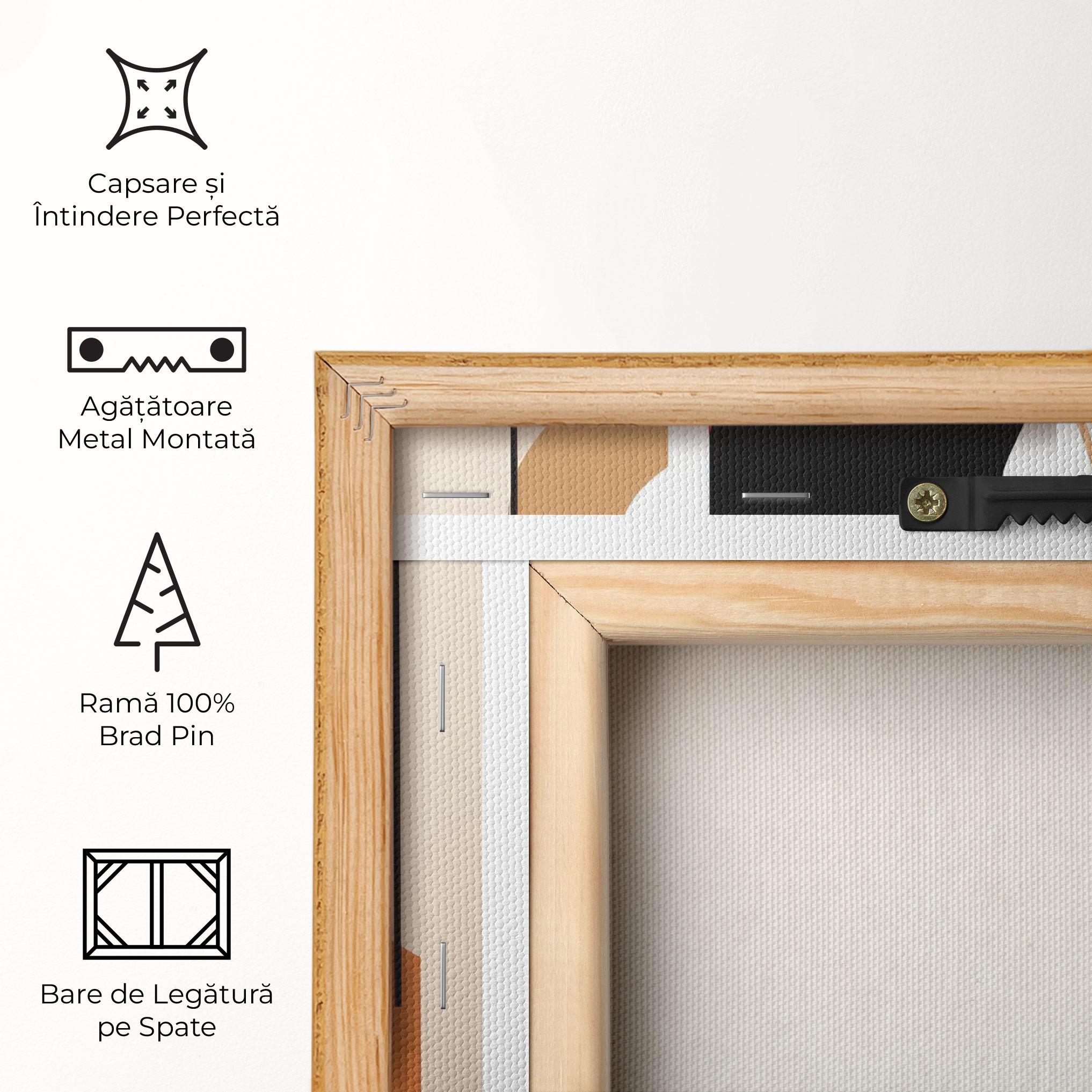 Tablou Canvas Abstract Couple Kissing mockup 5