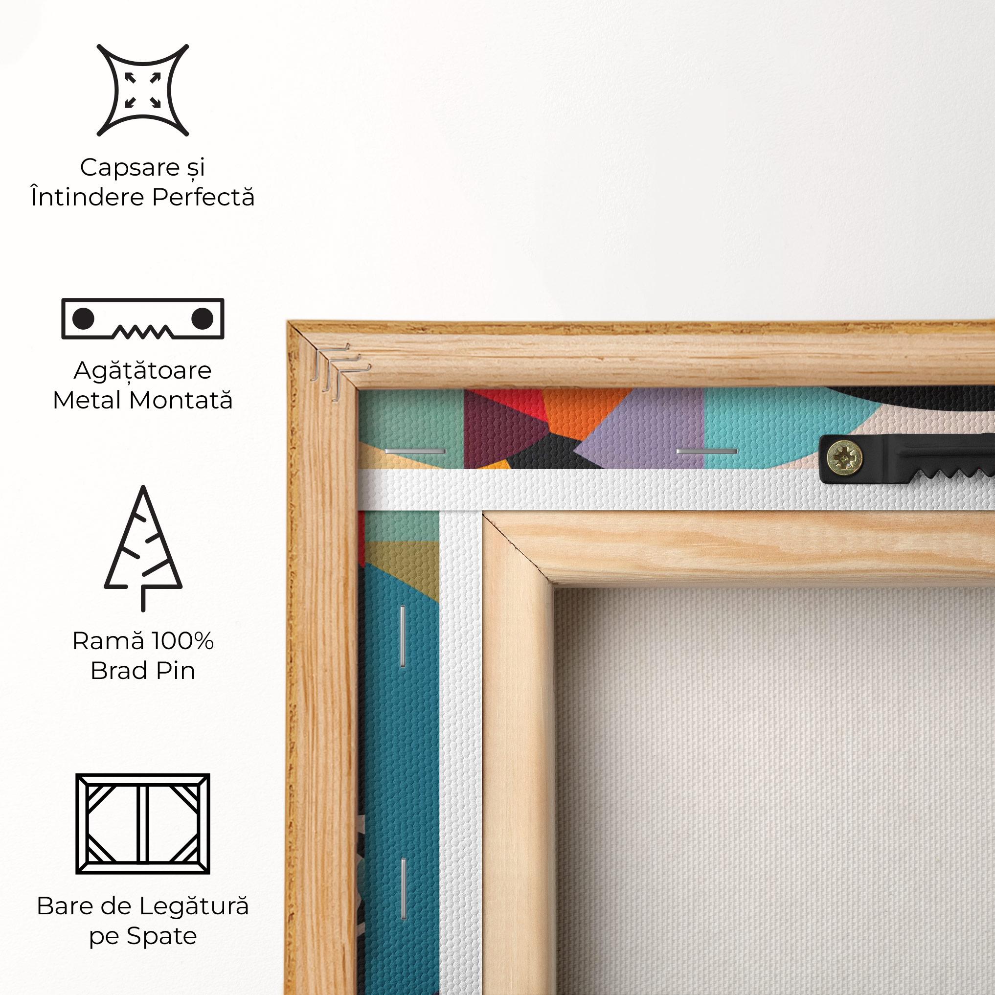 Tablou Canvas Dreamy Yellow Female mockup 5