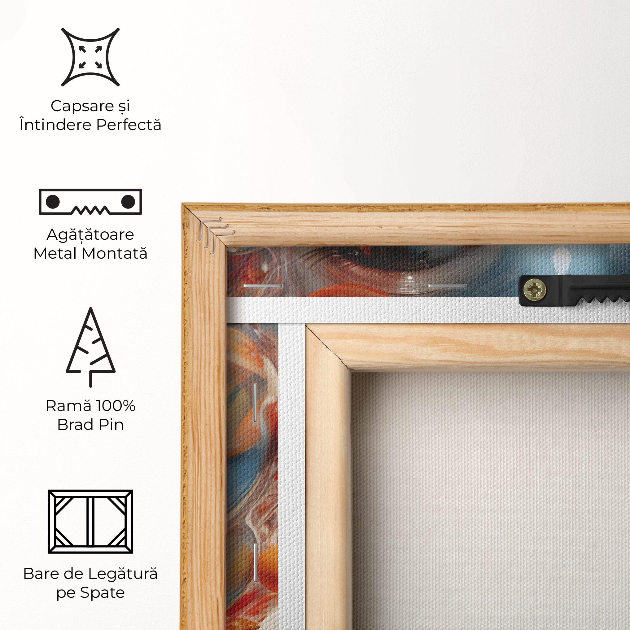 Tablou Canvas Pretty Blue Face mockup 5