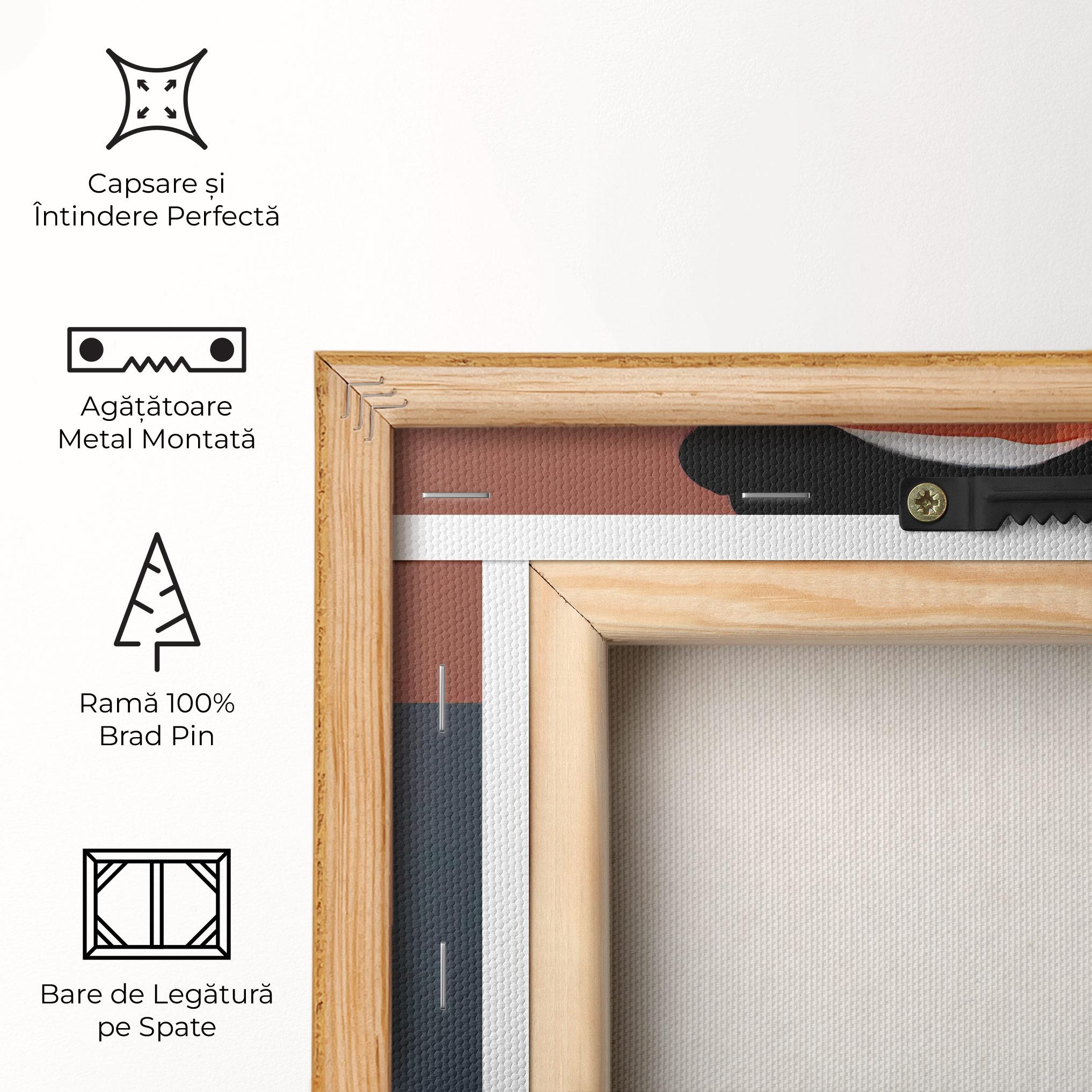 Tablou Canvas Red Flower Woman mockup 5