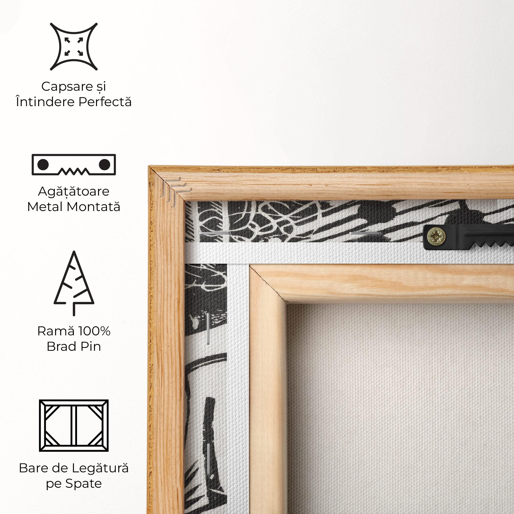 Tablou Canvas Woman Drawing mockup 5