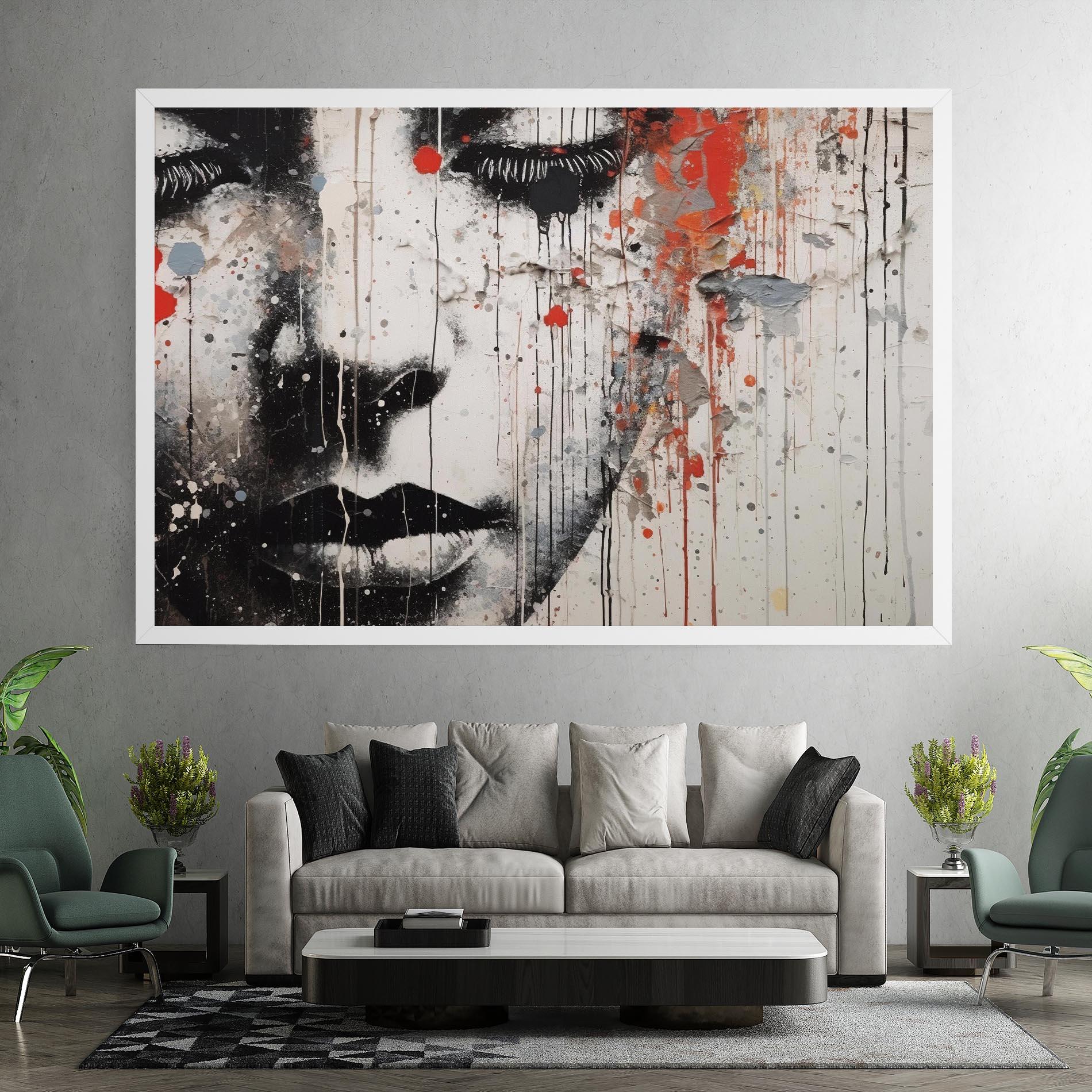 Tablou Canvas Ink Street Graffiti mockup 7