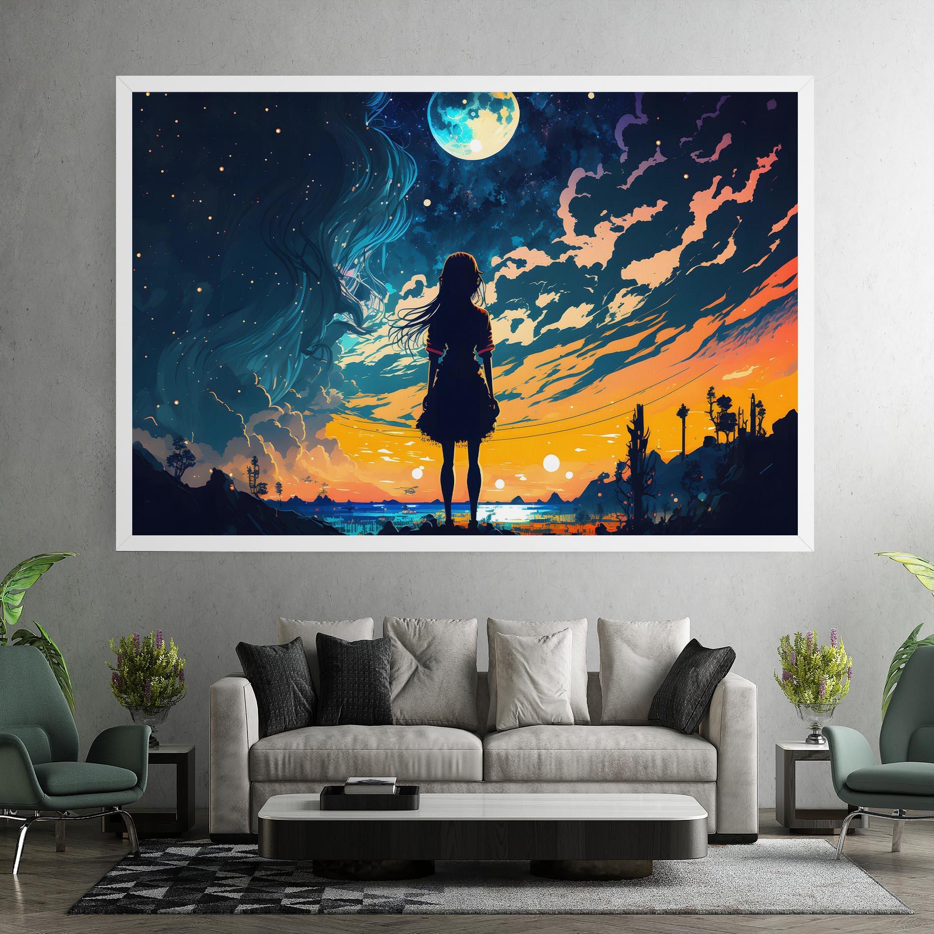 Tablou Canvas Mystical Woman Fairytale mockup 7