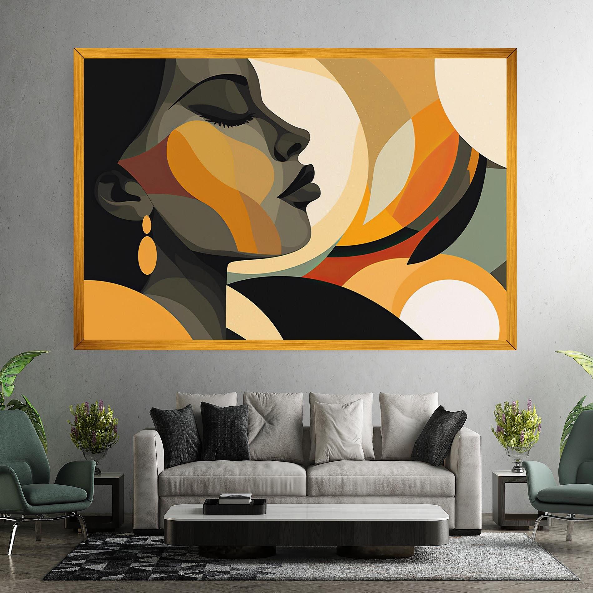 Tablou Canvas Dreamy Graphic Girl mockup 7