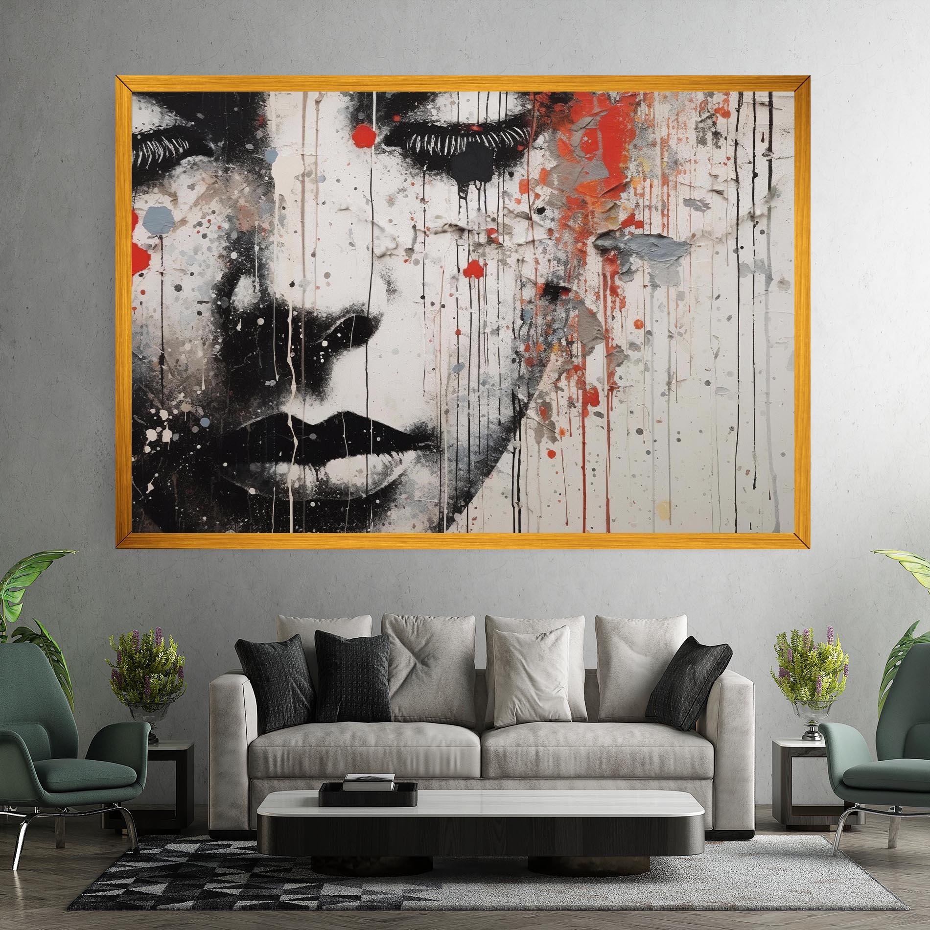 Tablou Canvas Ink Street Graffiti mockup 7
