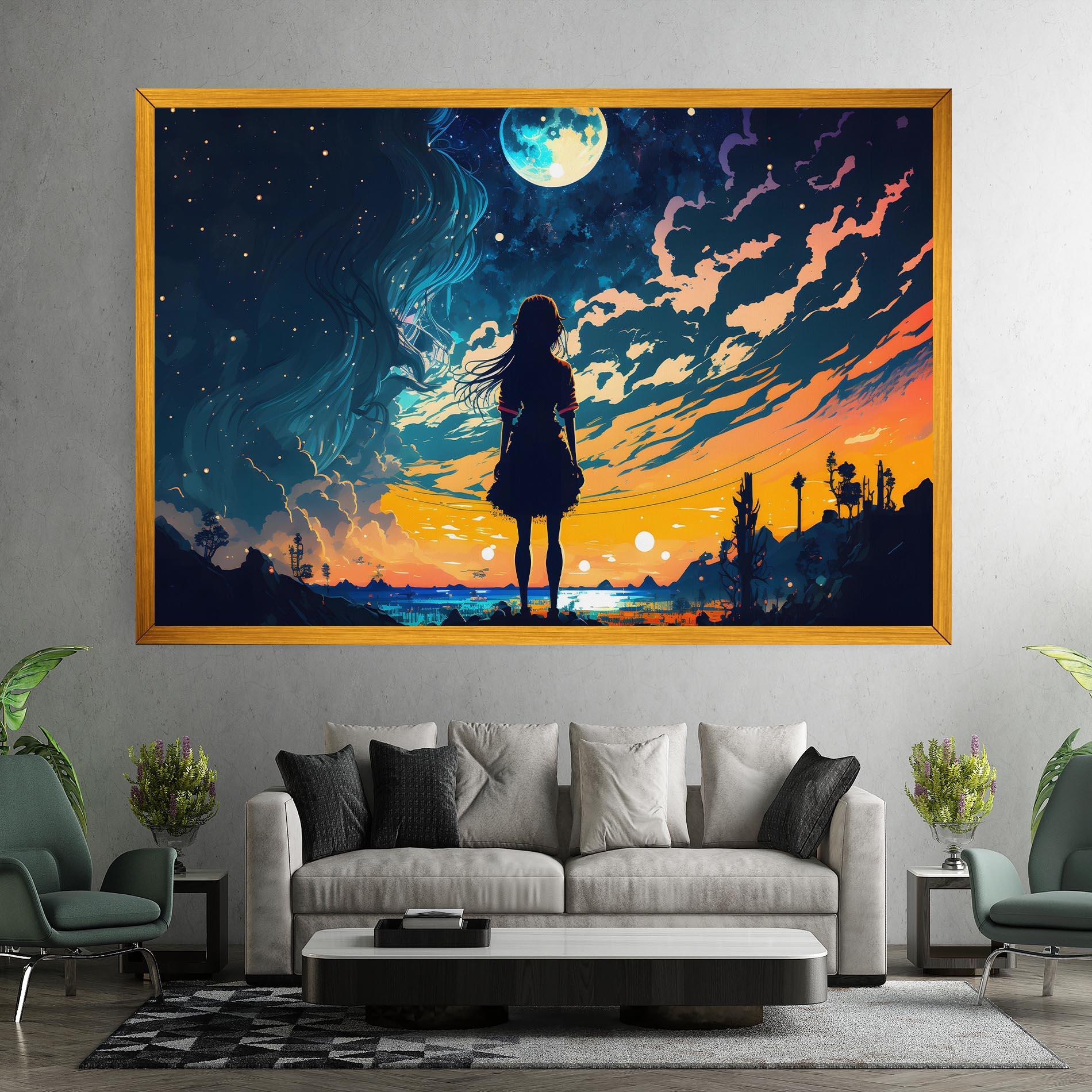 Tablou Canvas Mystical Woman Fairytale mockup 7