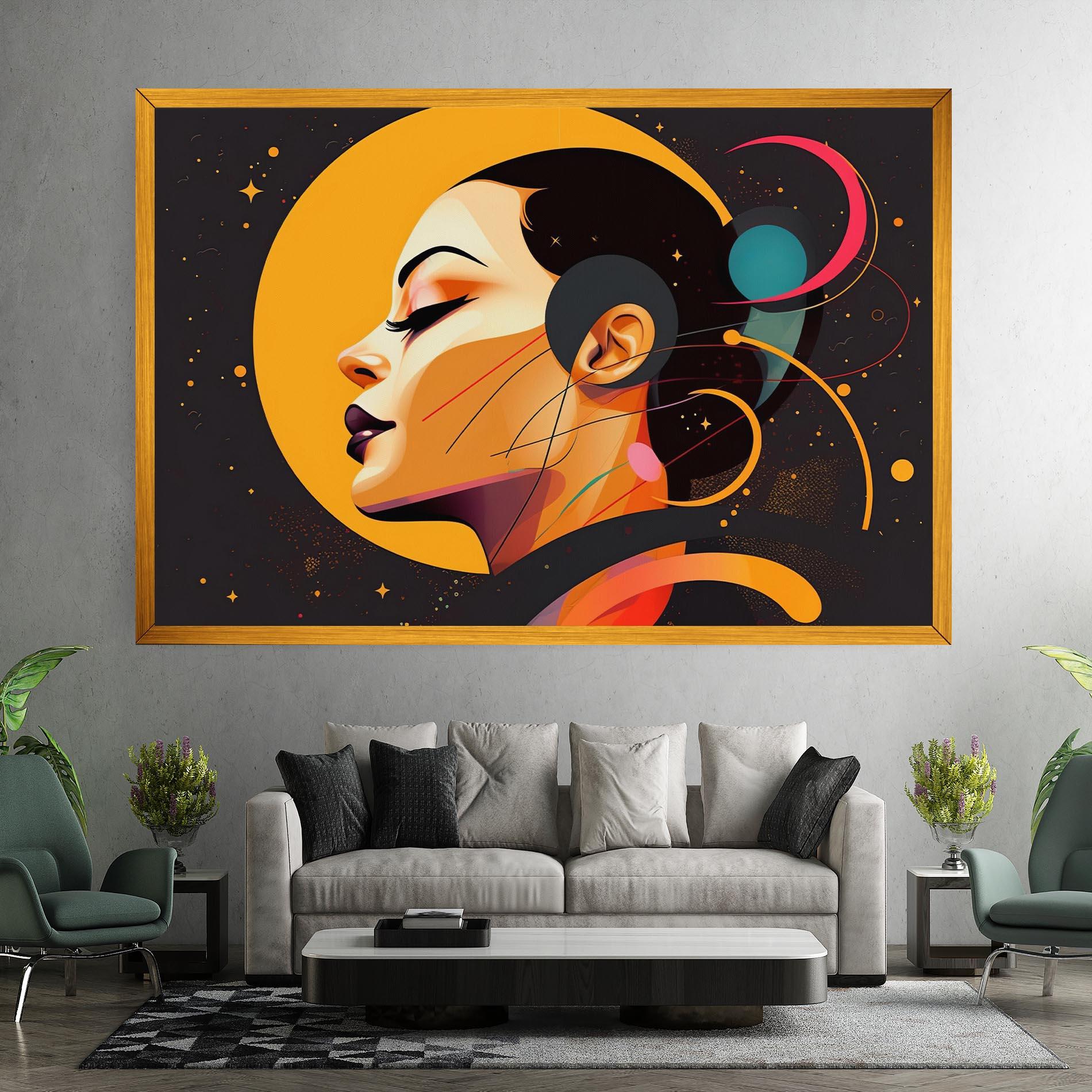 Tablou Canvas Synthetic Female mockup 7