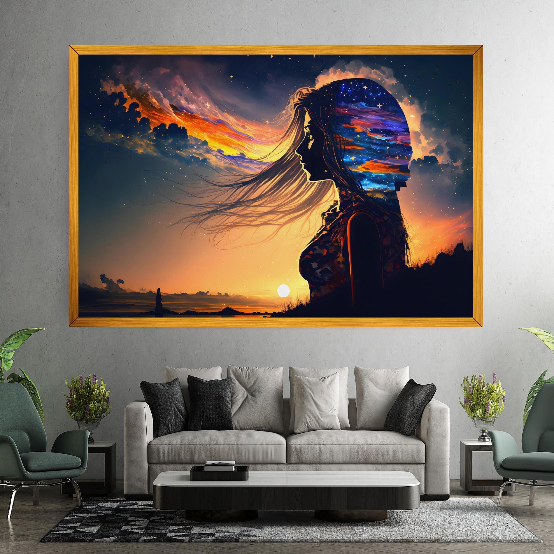 Tablou Canvas Woman Fairytale mockup 7