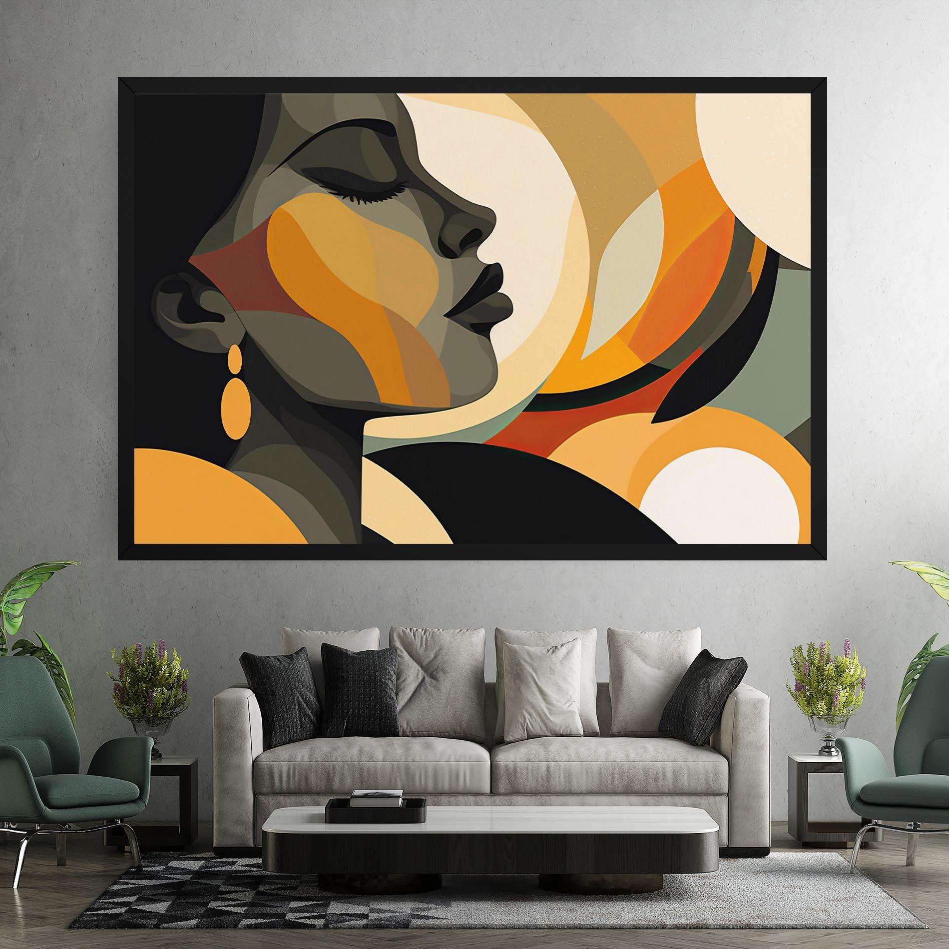 Tablou Canvas Dreamy Graphic Girl mockup 7