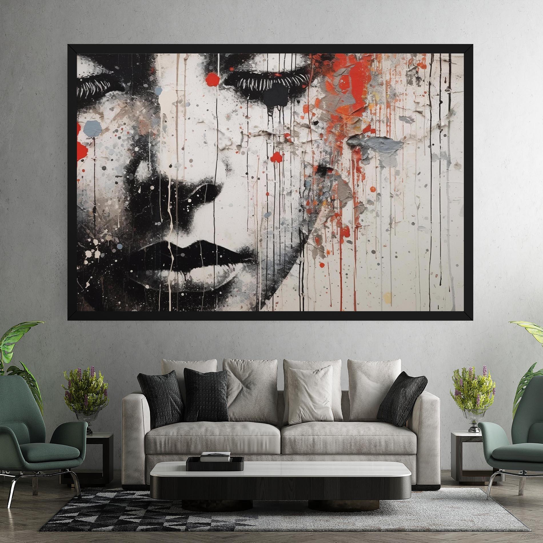Tablou Canvas Ink Street Graffiti mockup 7