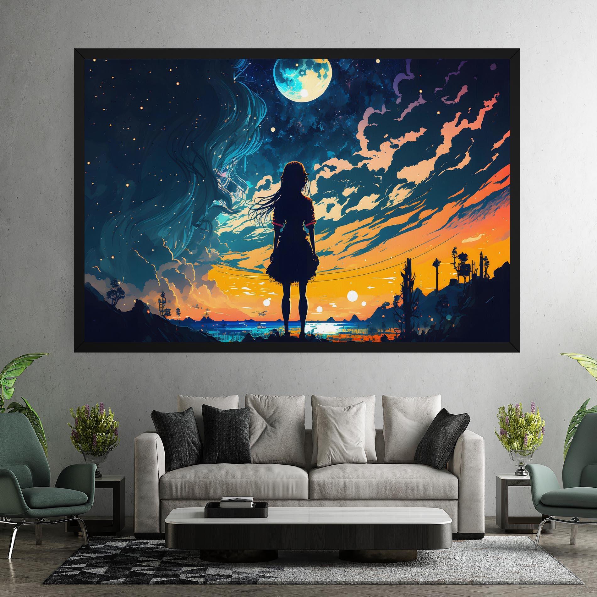 Tablou Canvas Mystical Woman Fairytale mockup 7