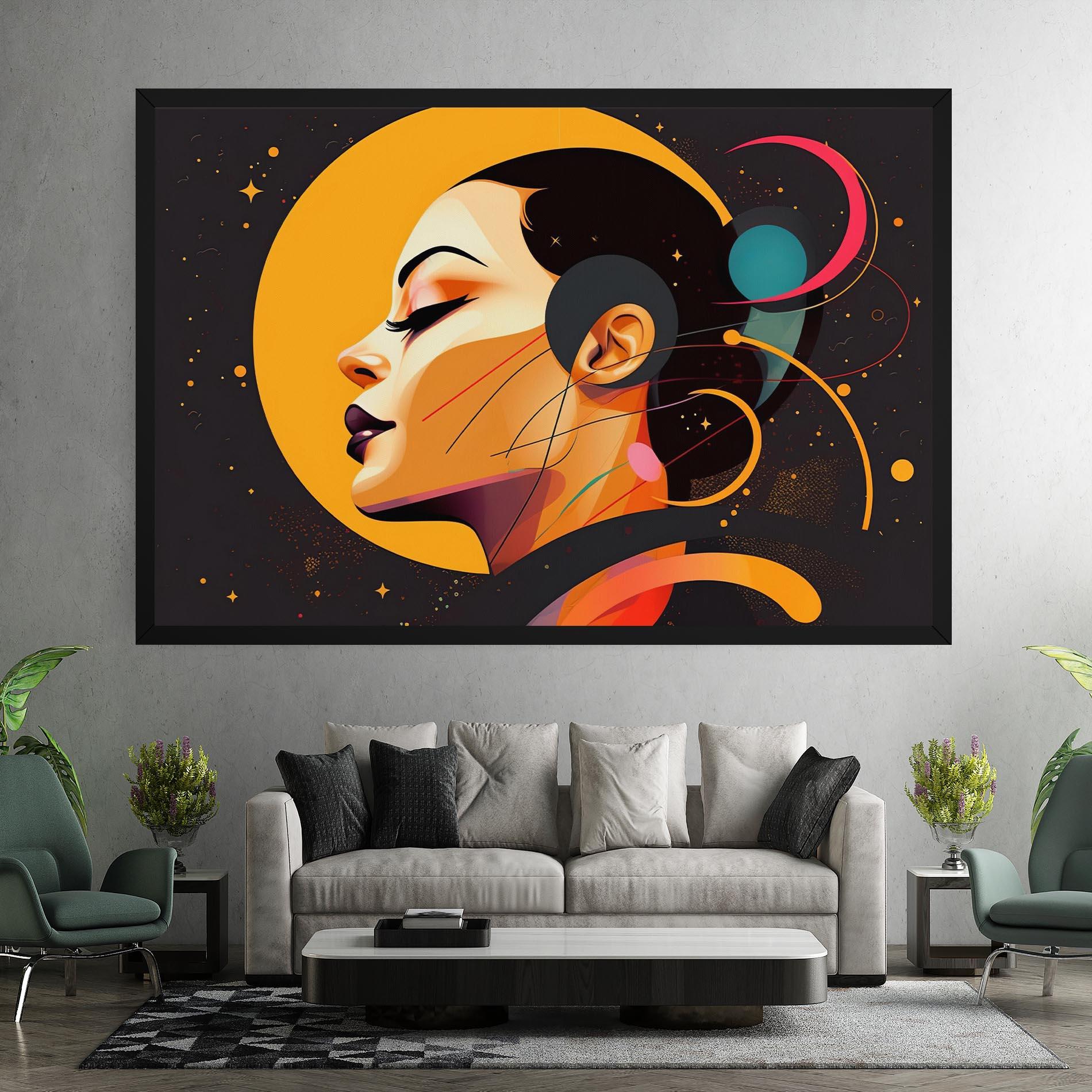 Tablou Canvas Synthetic Female mockup 7