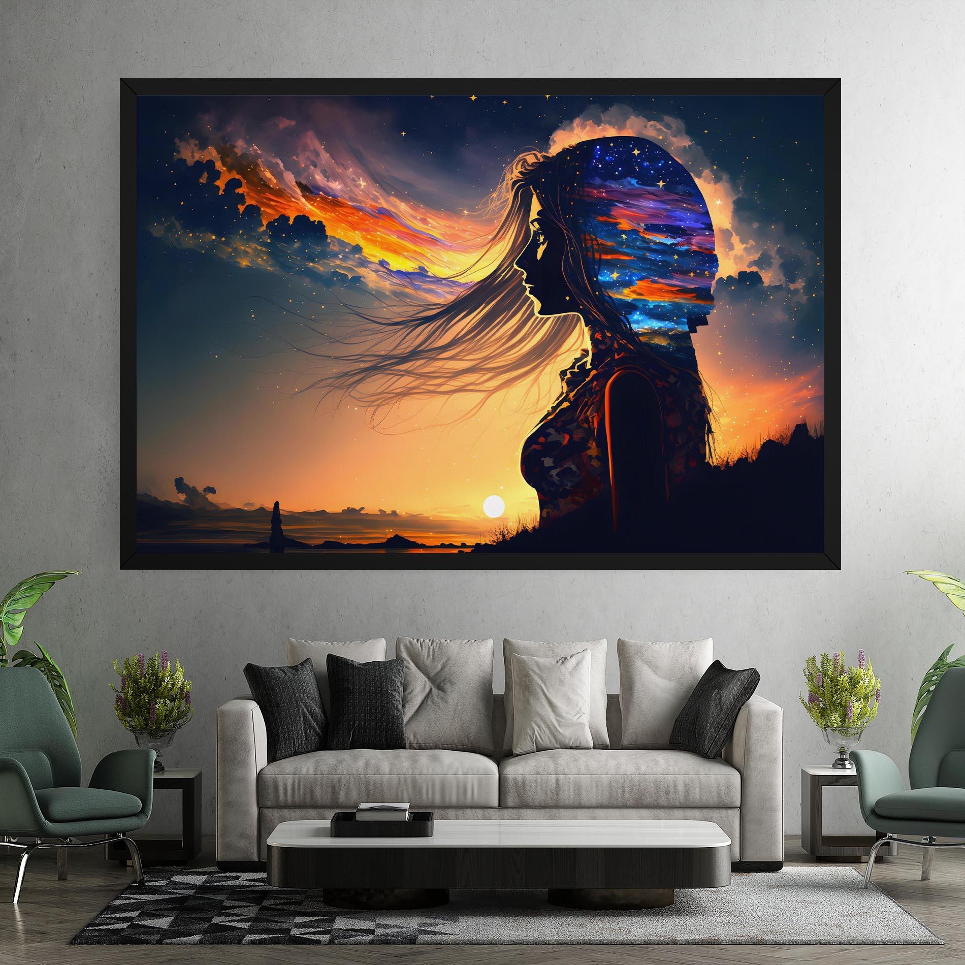 Tablou Canvas Woman Fairytale mockup 7