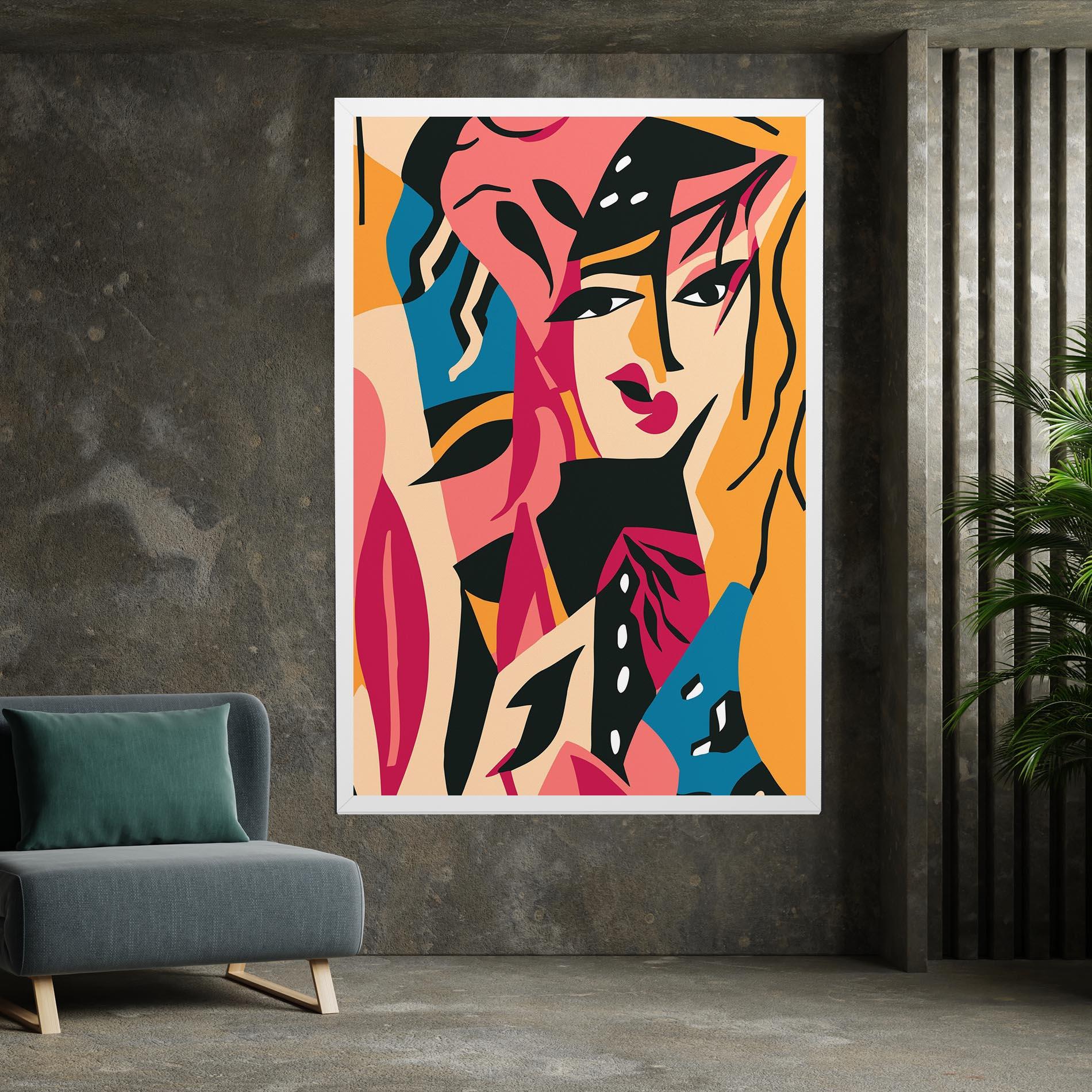 Tablou Canvas Crowd Face mockup 7