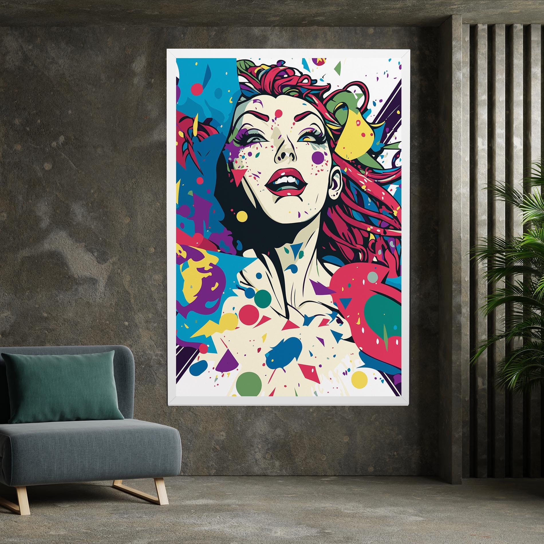 Tablou Canvas Fictional Woman mockup 7