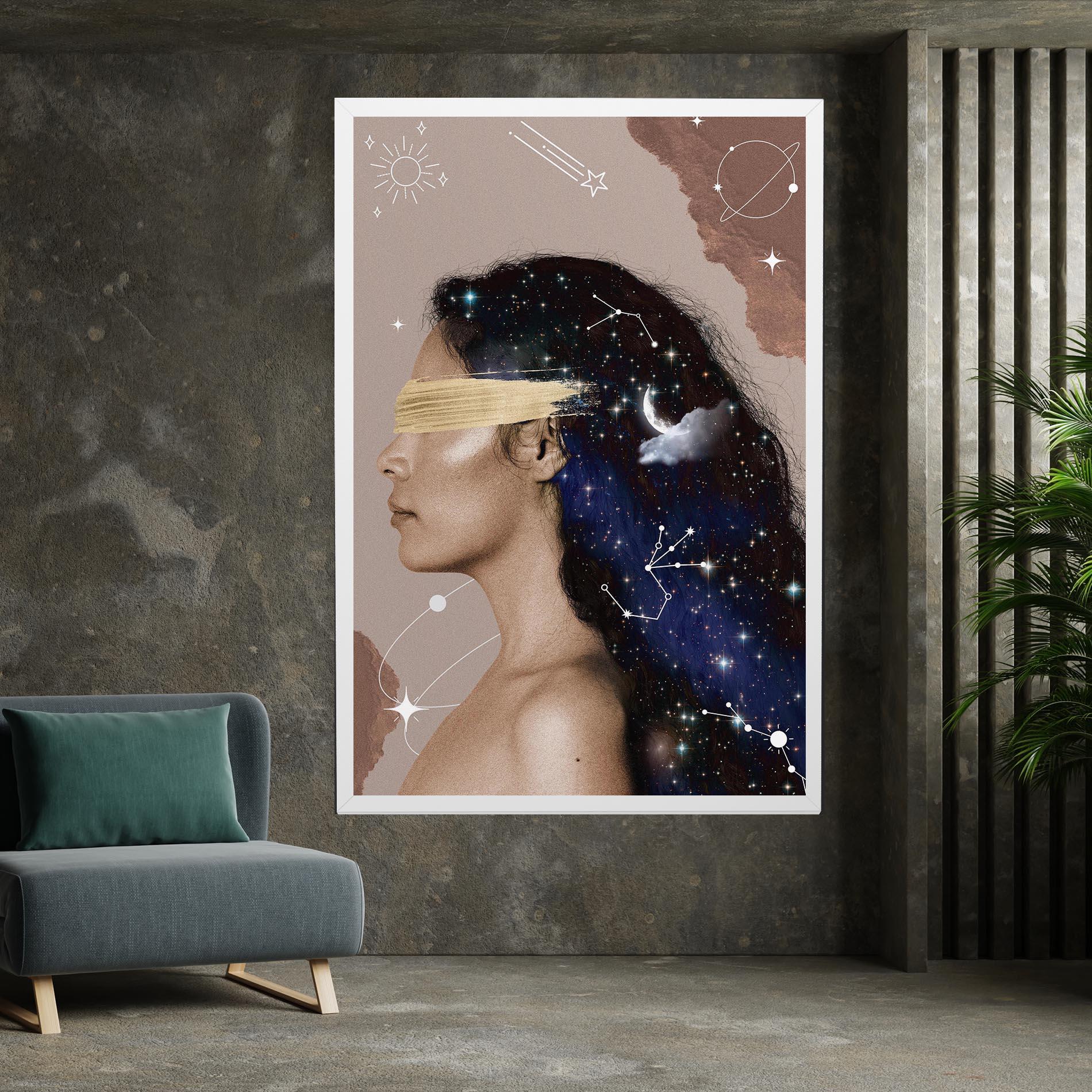 Tablou Canvas Galaxy Hair mockup 7