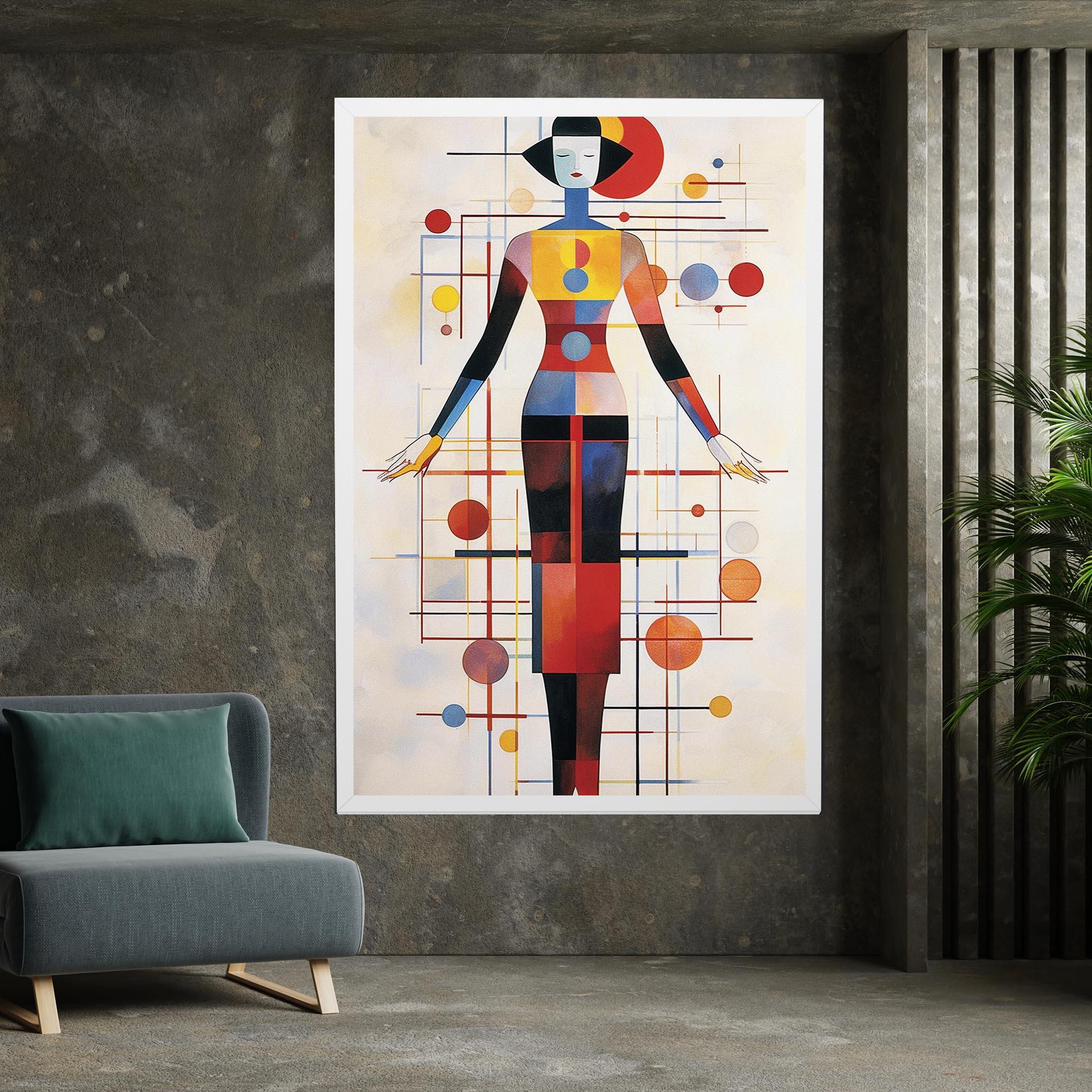 Tablou Canvas Poster Woman Artist mockup 7