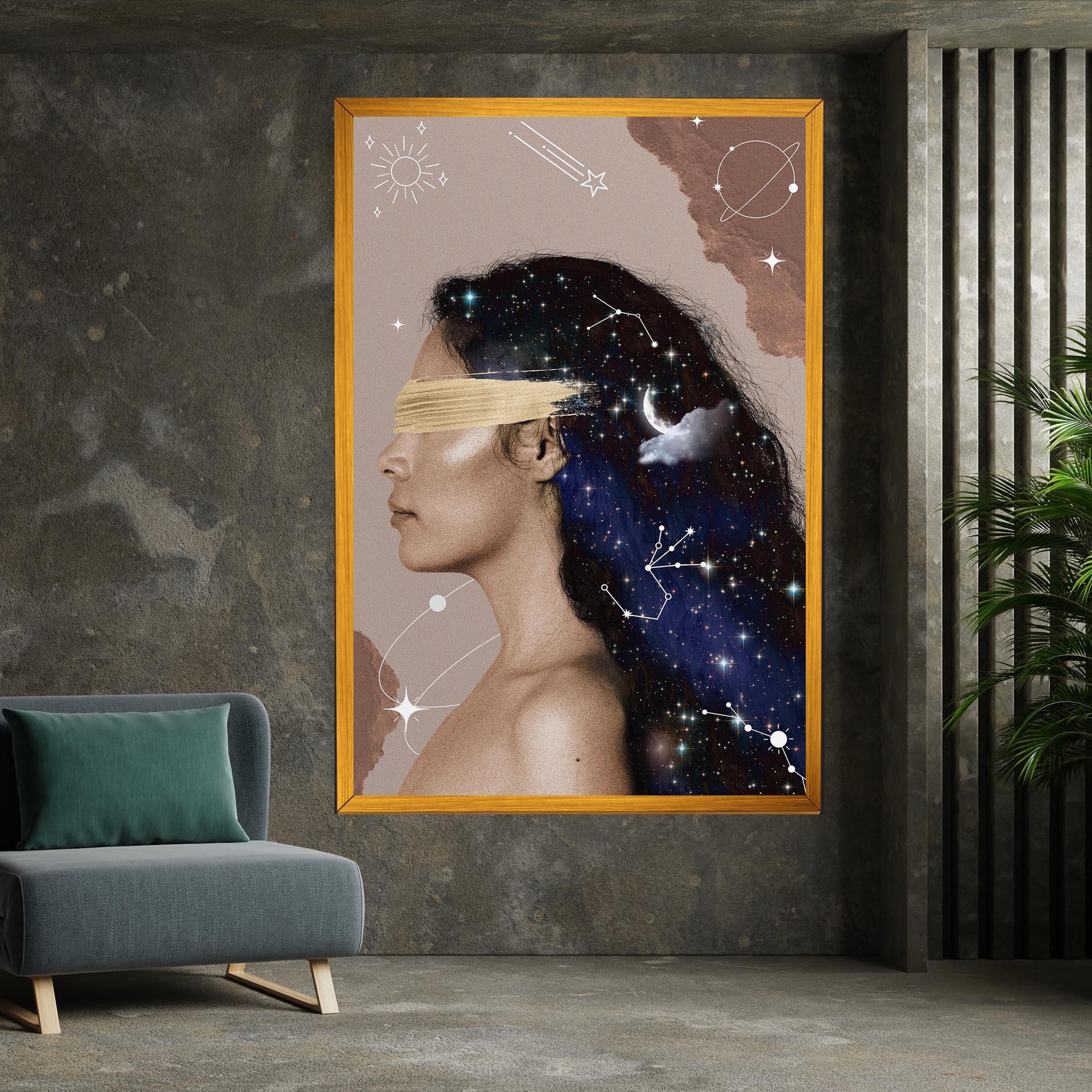 Tablou Canvas Galaxy Hair mockup 7