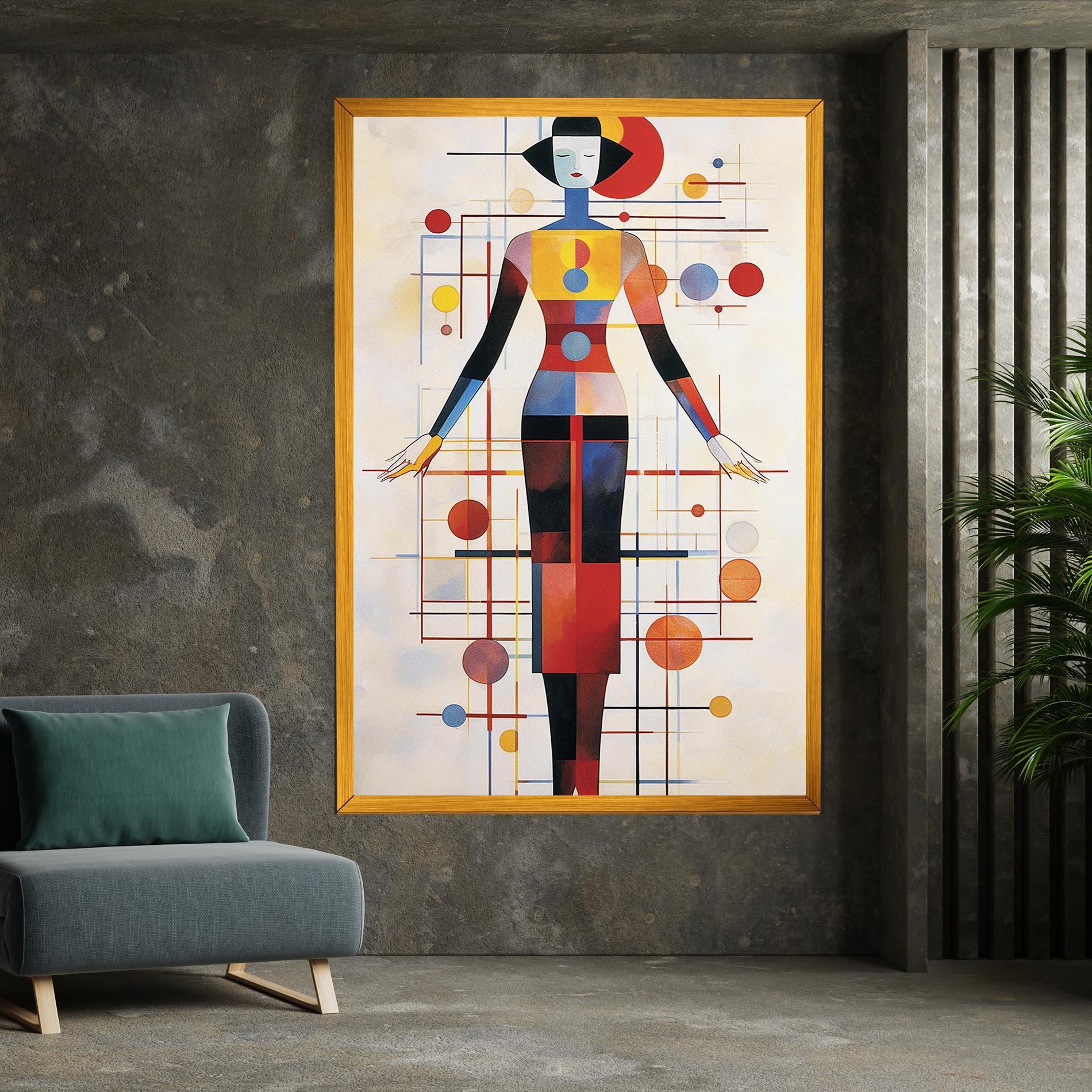 Tablou Canvas Poster Woman Artist mockup 7