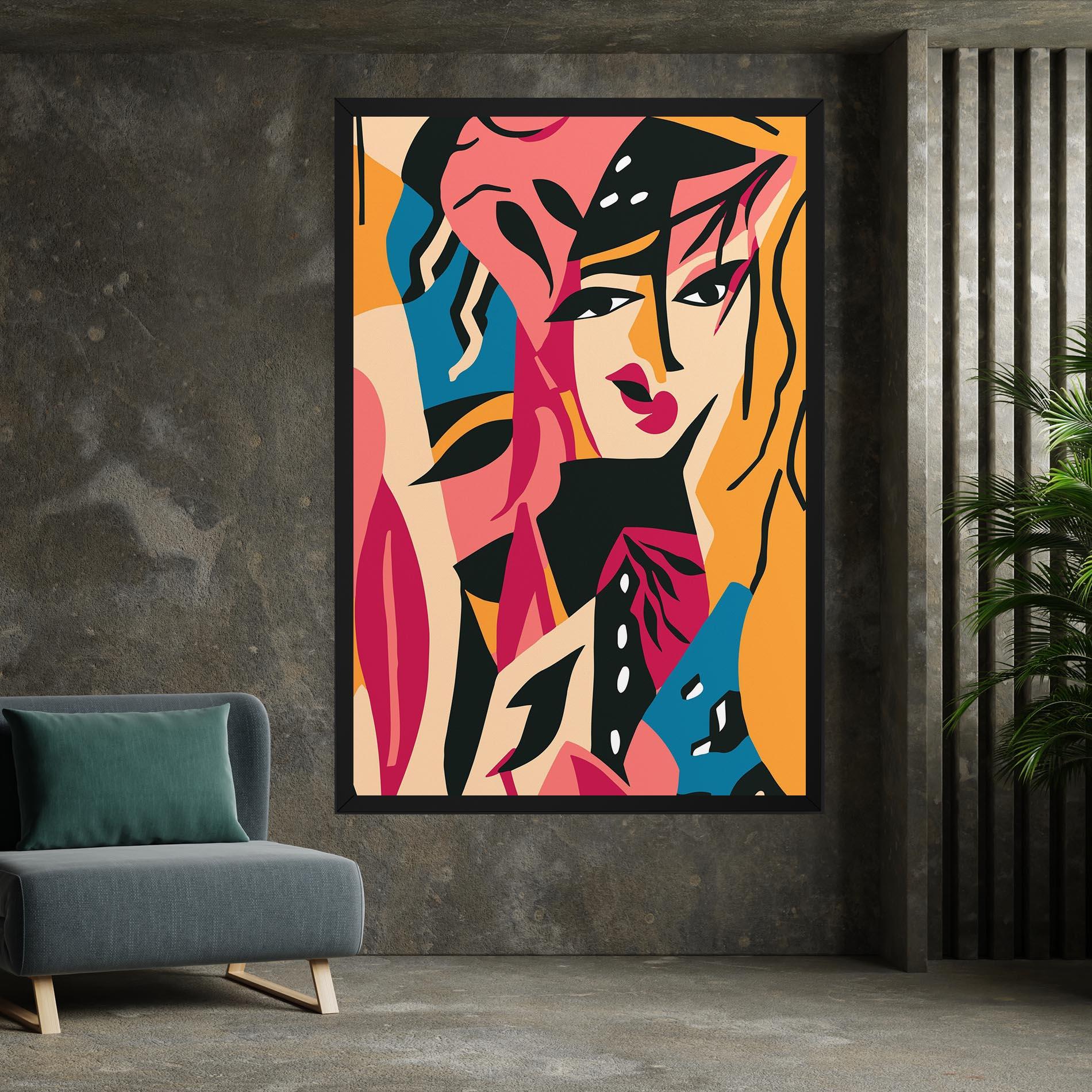 Tablou Canvas Crowd Face mockup 7