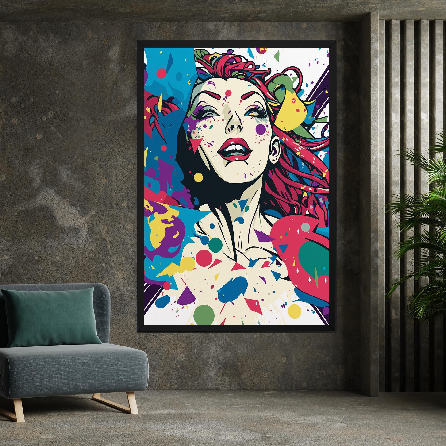 Tablou Canvas Fictional Woman mockup 7