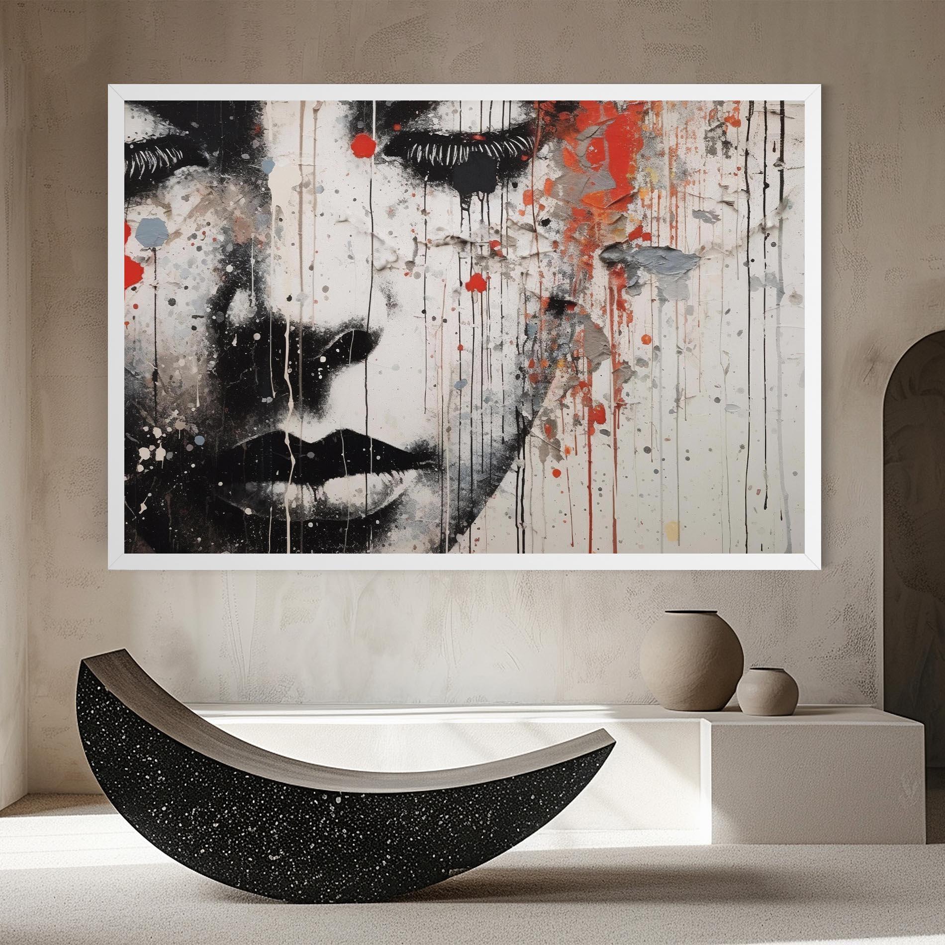 Tablou Canvas Ink Street Graffiti mockup 8