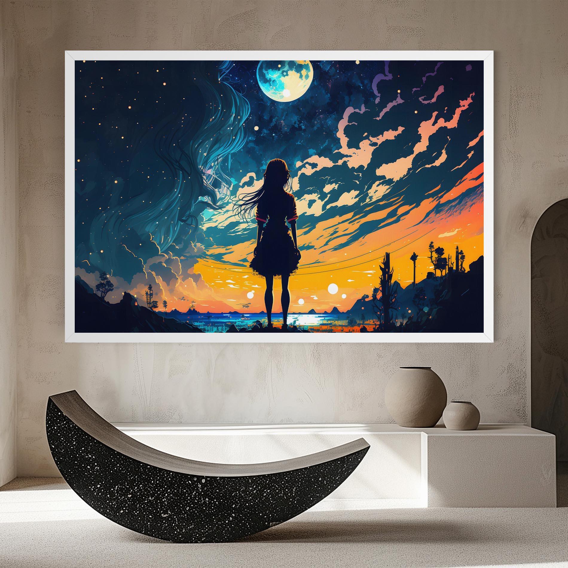 Tablou Canvas Mystical Woman Fairytale mockup 8